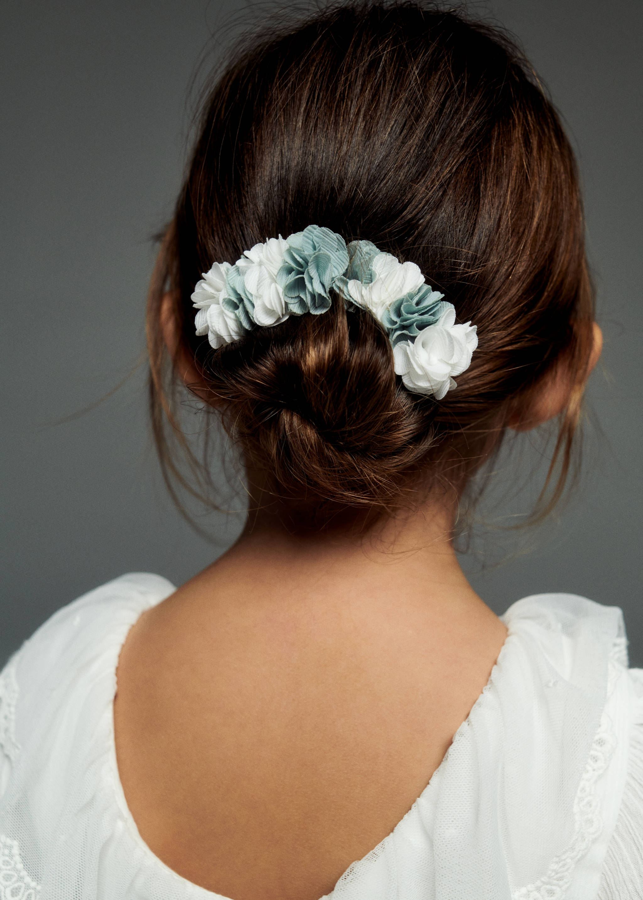 2 pack flower hairclips - Details of the article 6, Aqua Green. Ref: 67043694-00.