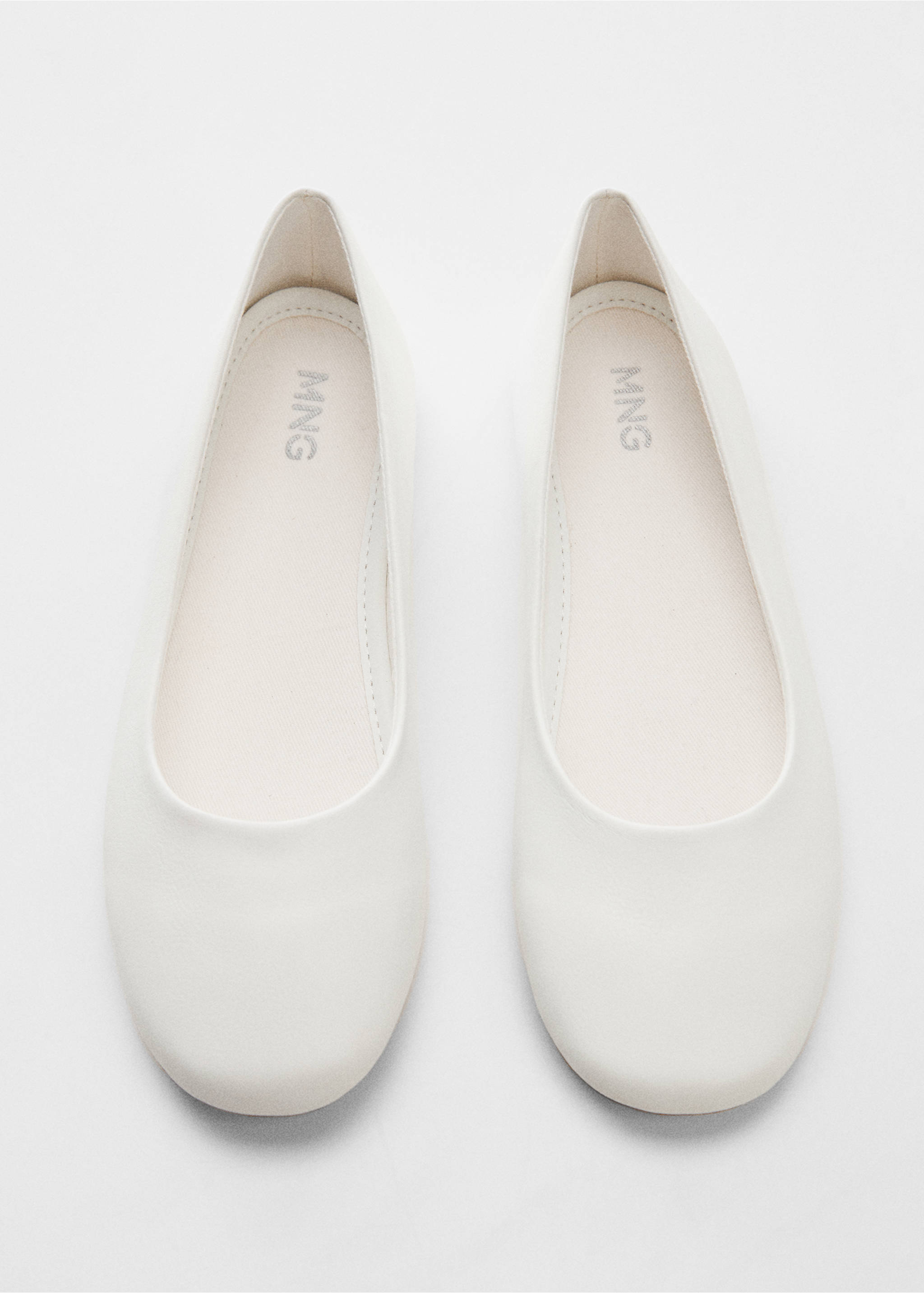 Basic ballerina - Details of the article 2, White. Ref: 67044017-00.