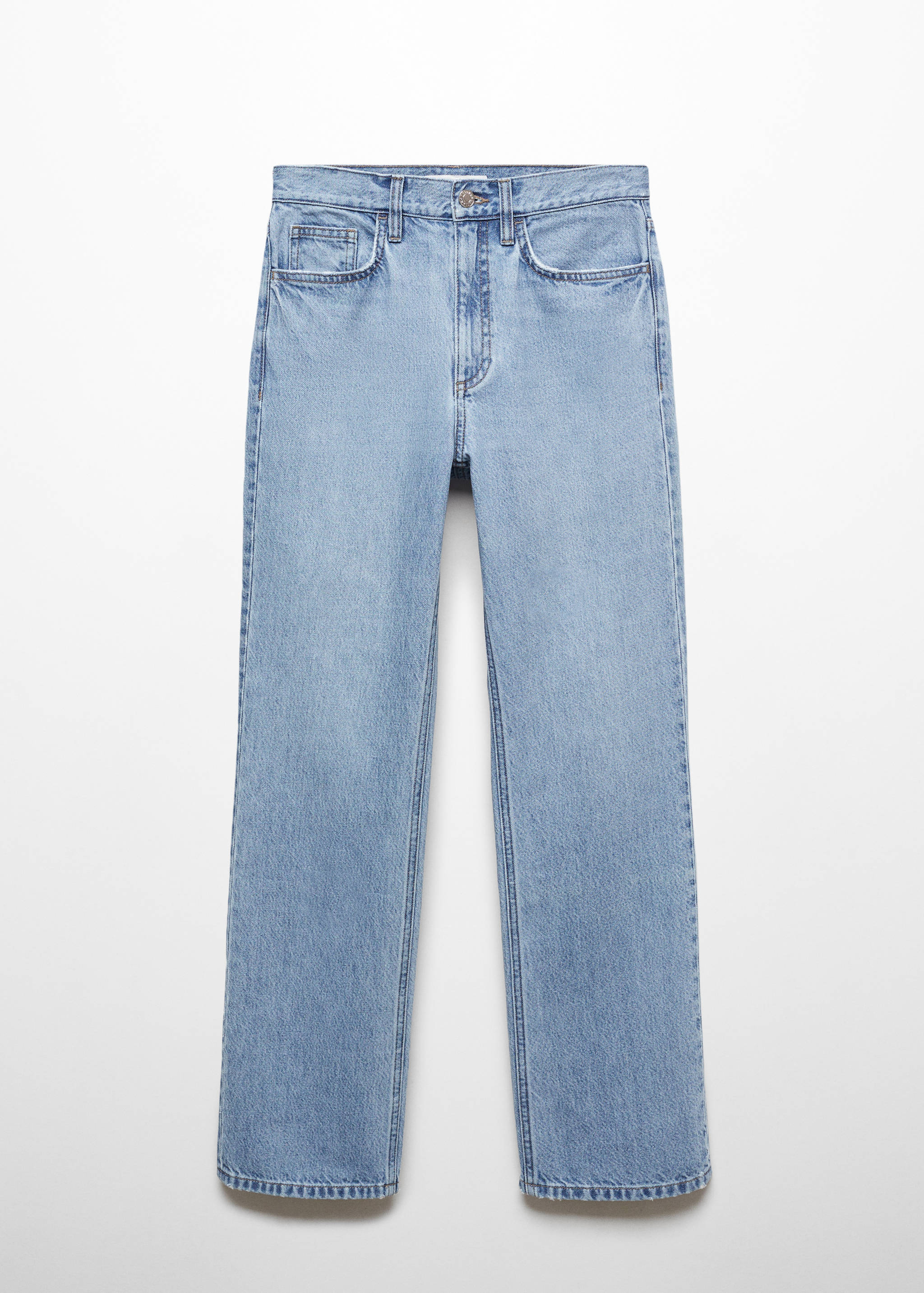 Mid-rise straight jeans - Article without model