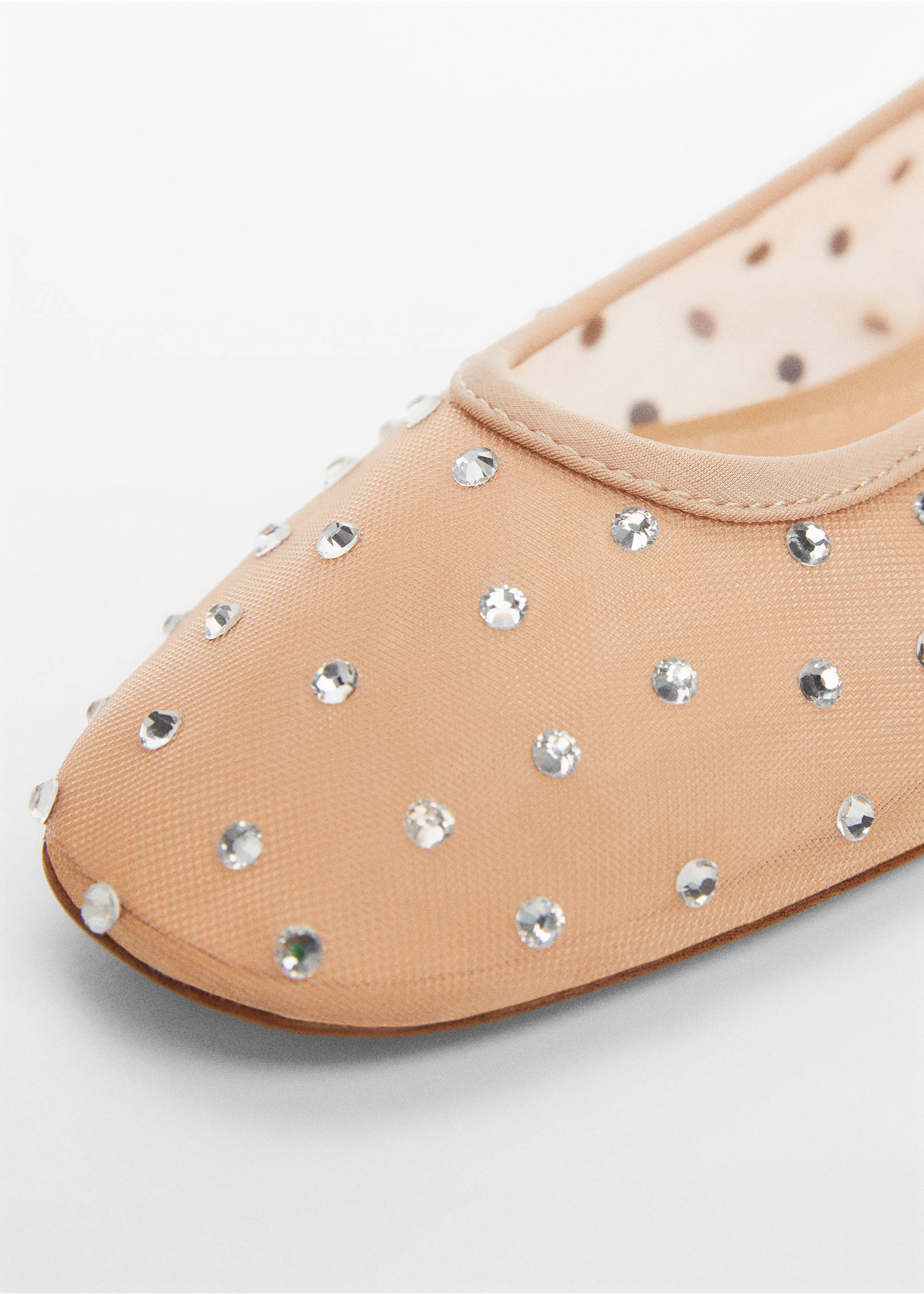Ballerines strass - Détail de l'article 1, Nude. Ref: 67044025-00.