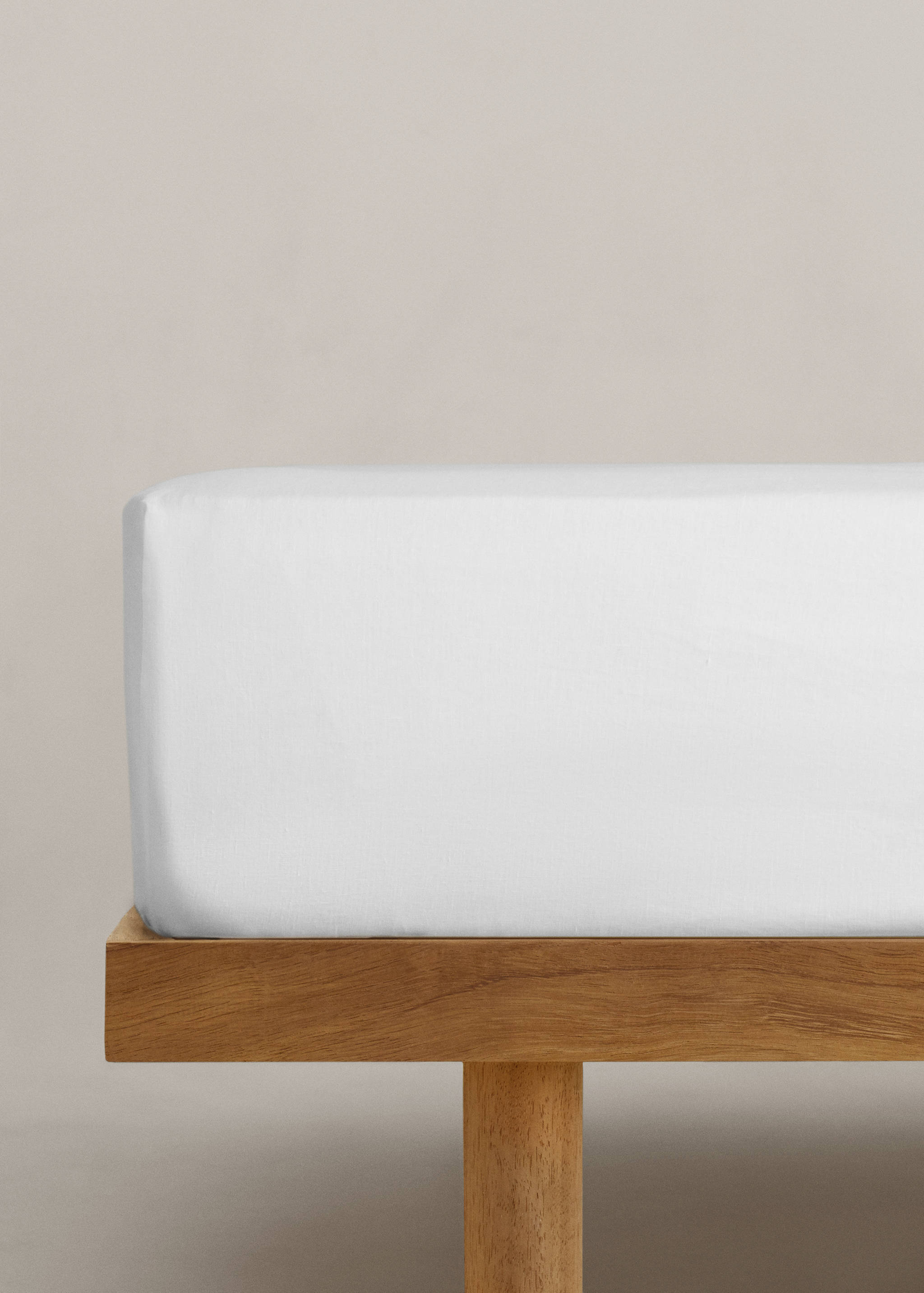 100% linen fitted sheet for single bed - Article without model