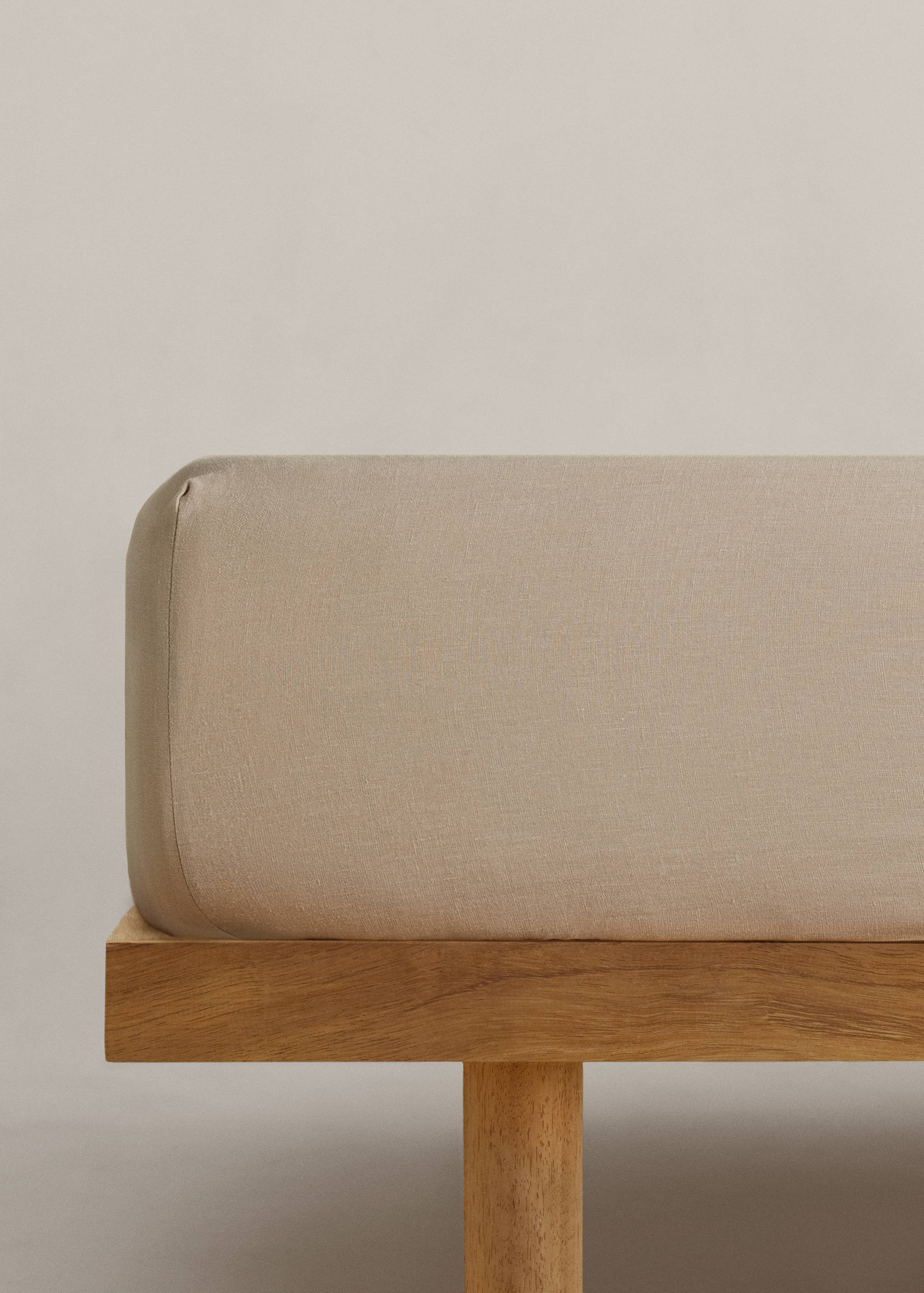 100% linen fitted sheet for single bed - Article without model