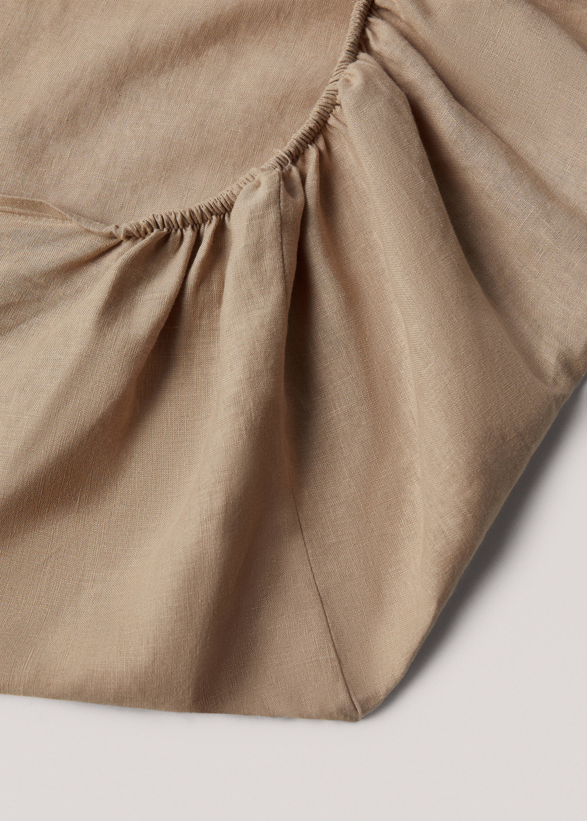 100% linen fitted sheet for single bed - Details of the article 2