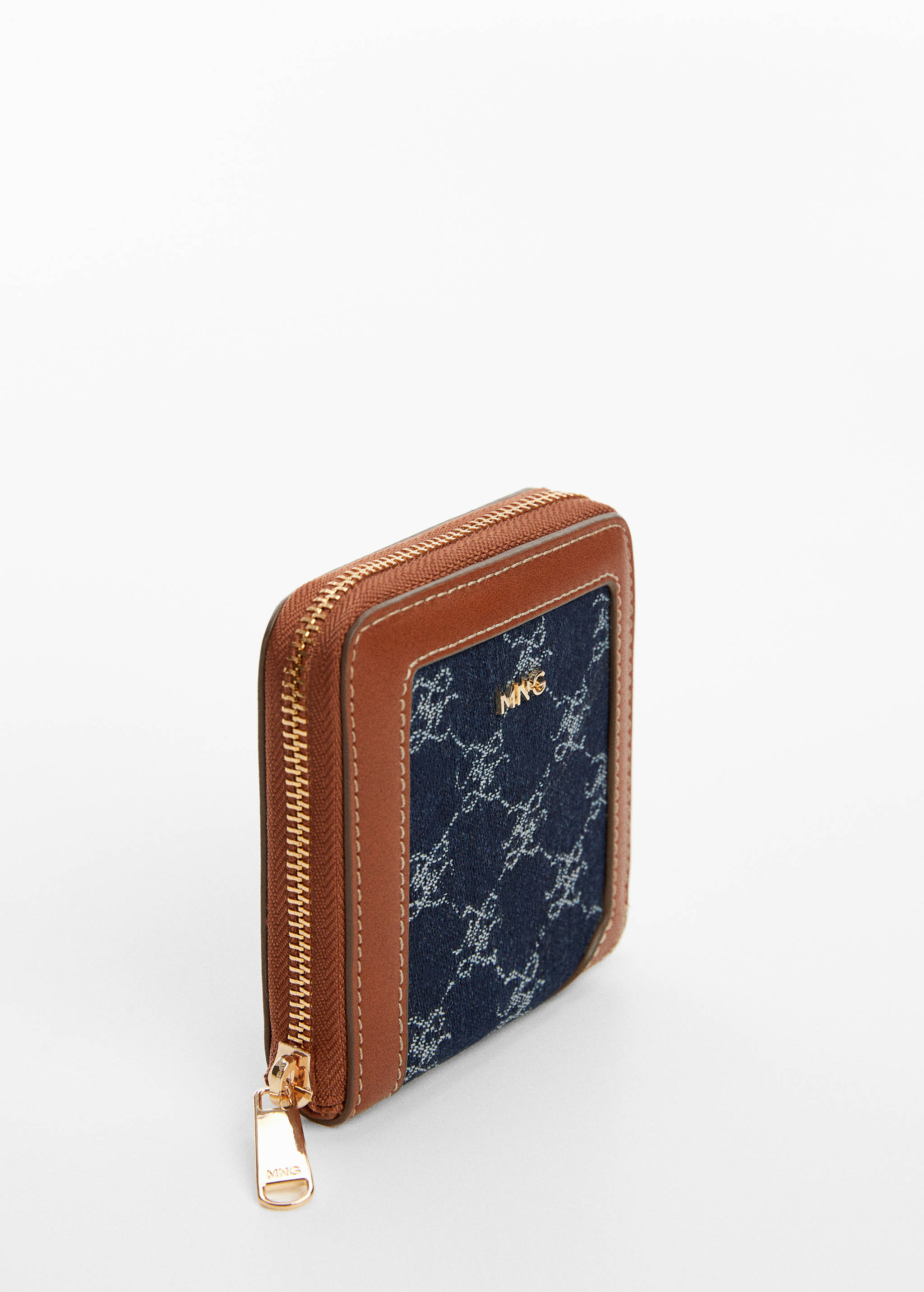 Jacquard wallet - Medium plane