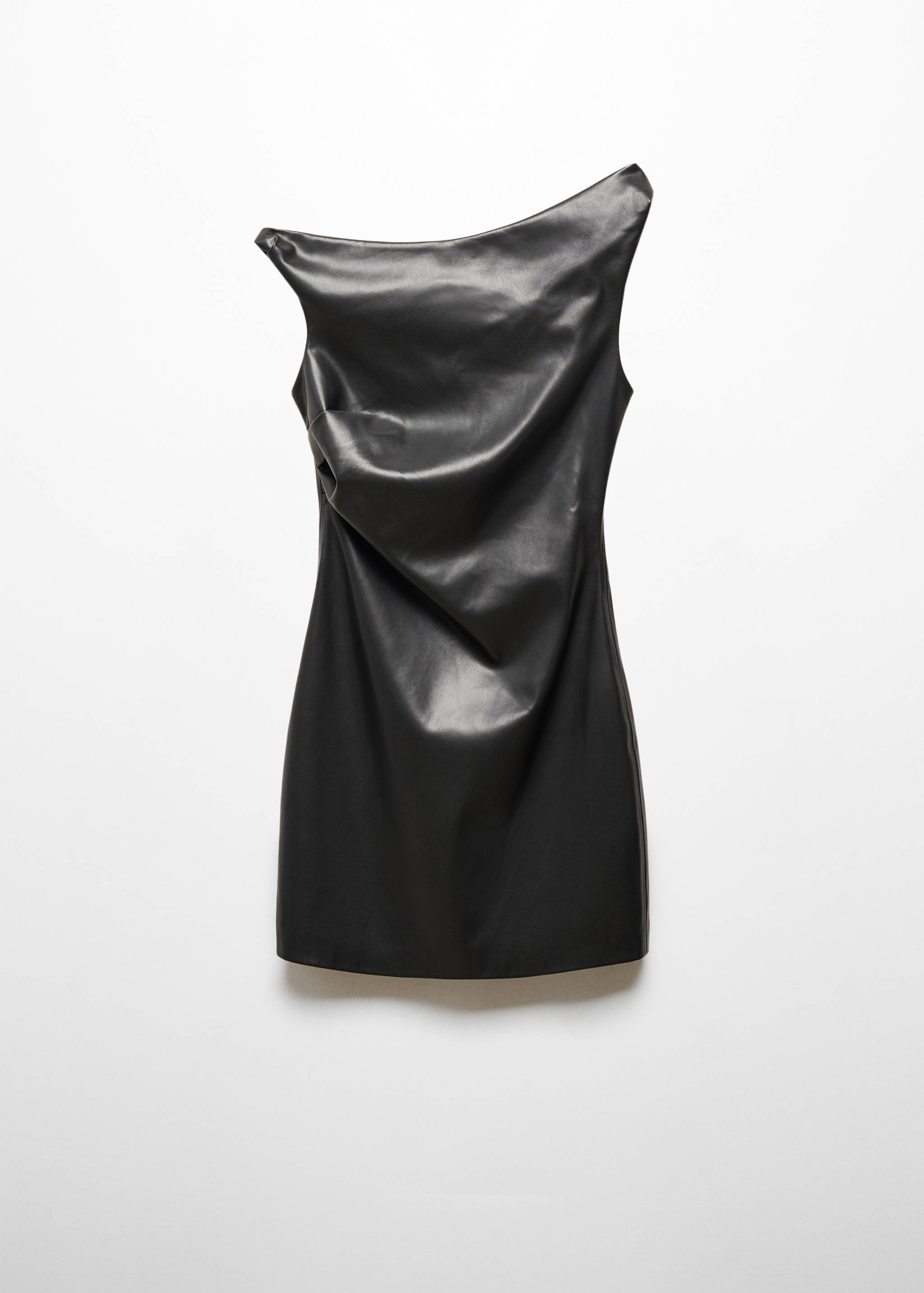 Robe courte simili-cuir - Article sans modèle