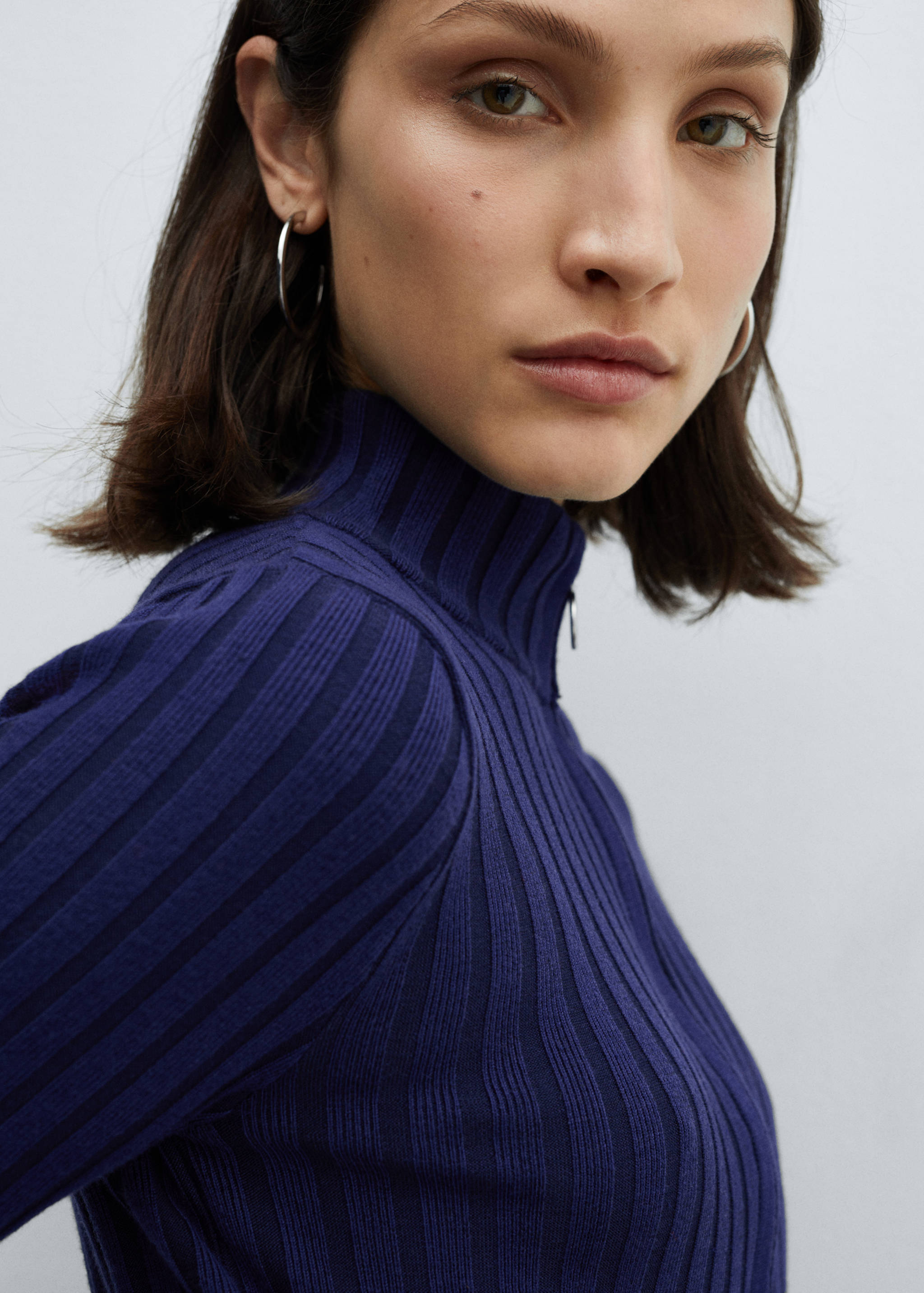 Crop-Cardigan mit Reißverschluss - Detail des Artikels 1