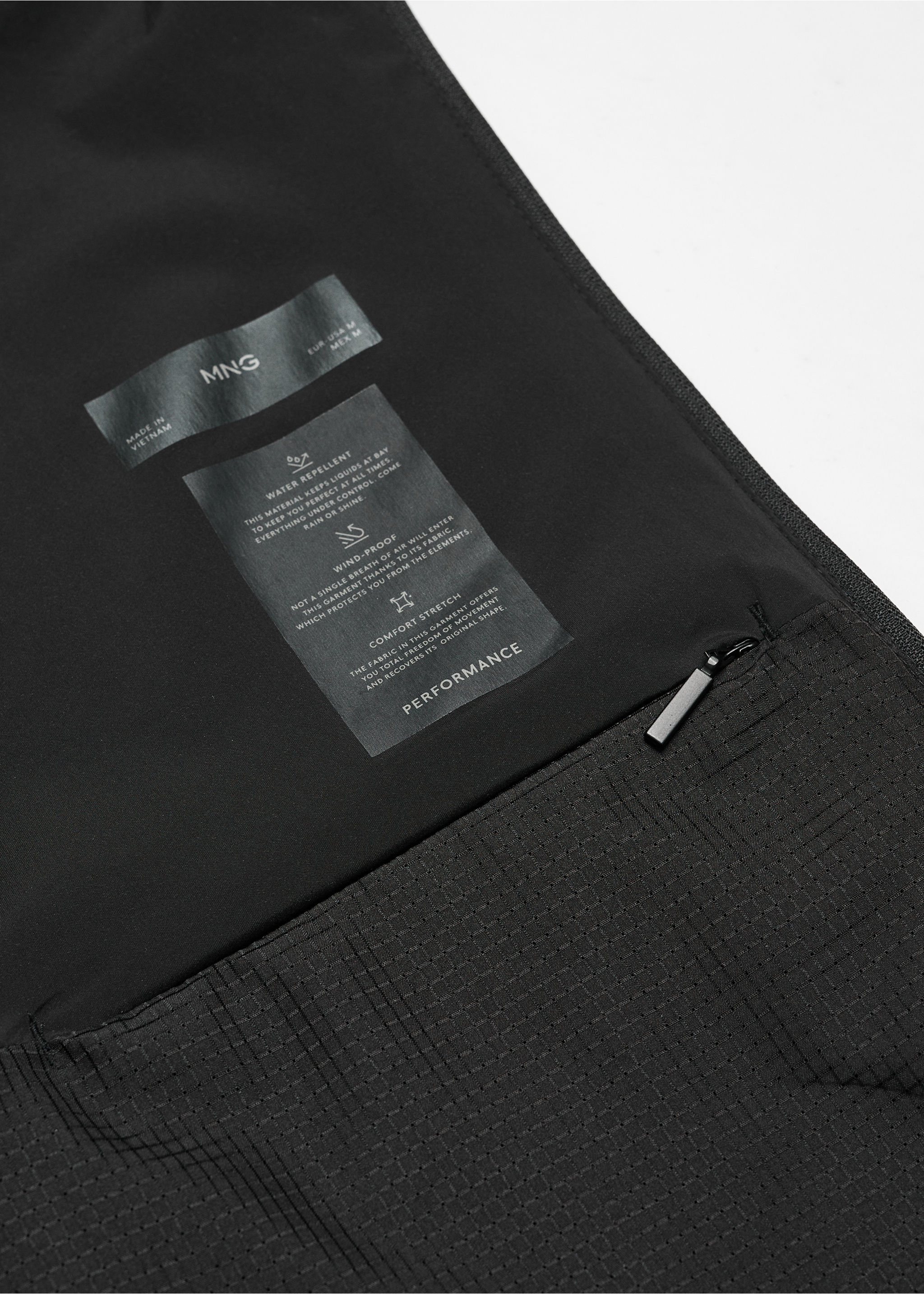 Stretch water-repellent bomber jacket - Details of the article 8