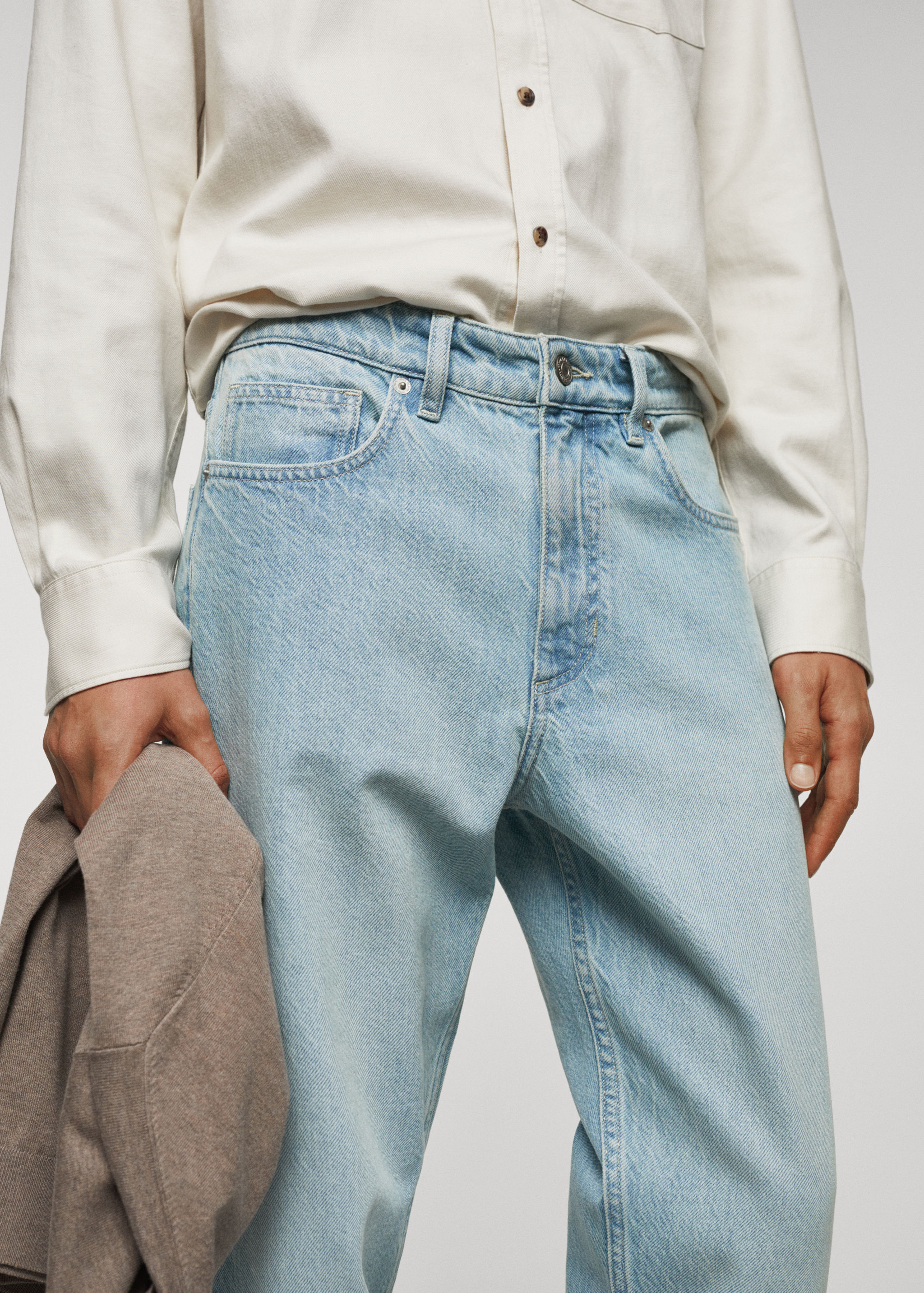 Tapered-fit jeans - Details of the article 1