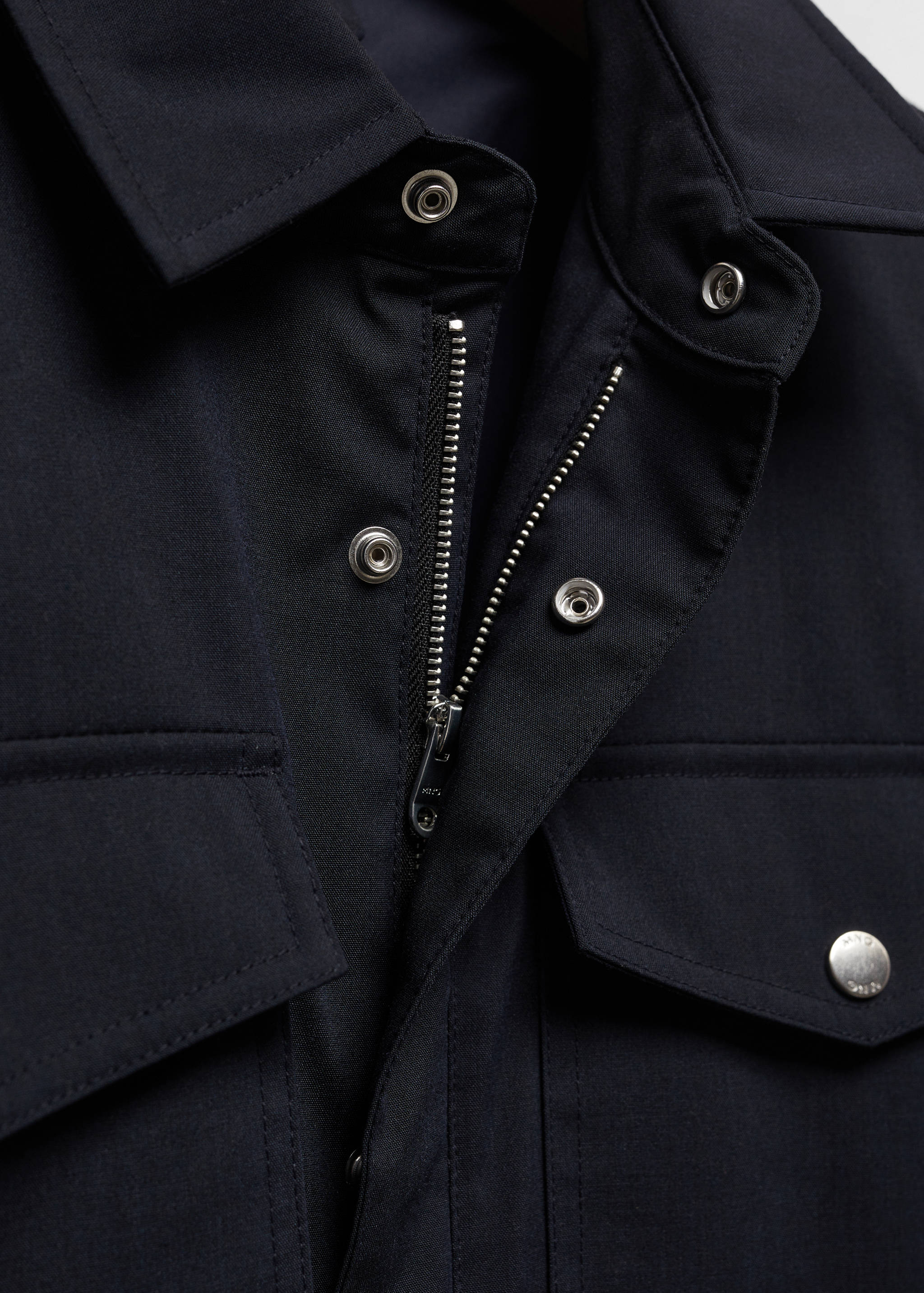 Water-repellent overshirt with pockets - Details of the article 8