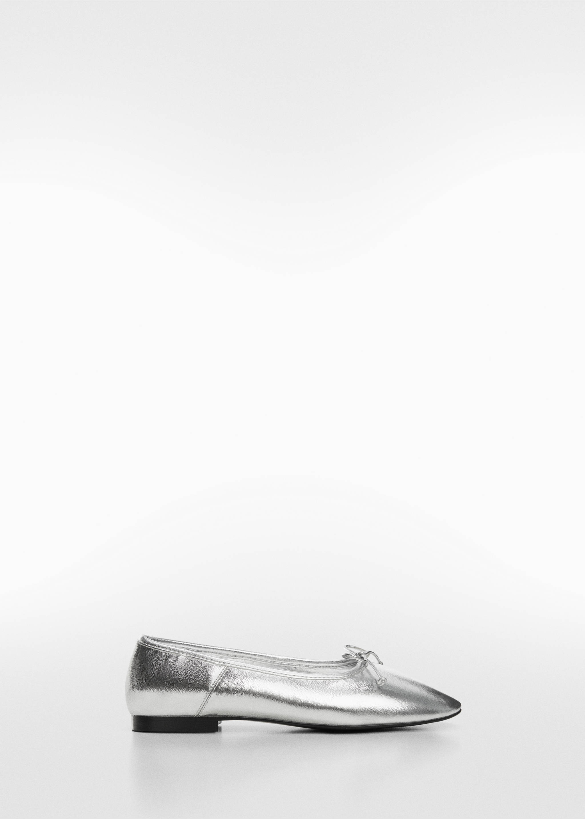 Metallic ballet flats - Article without model, Silver. Ref: 67044449-00.