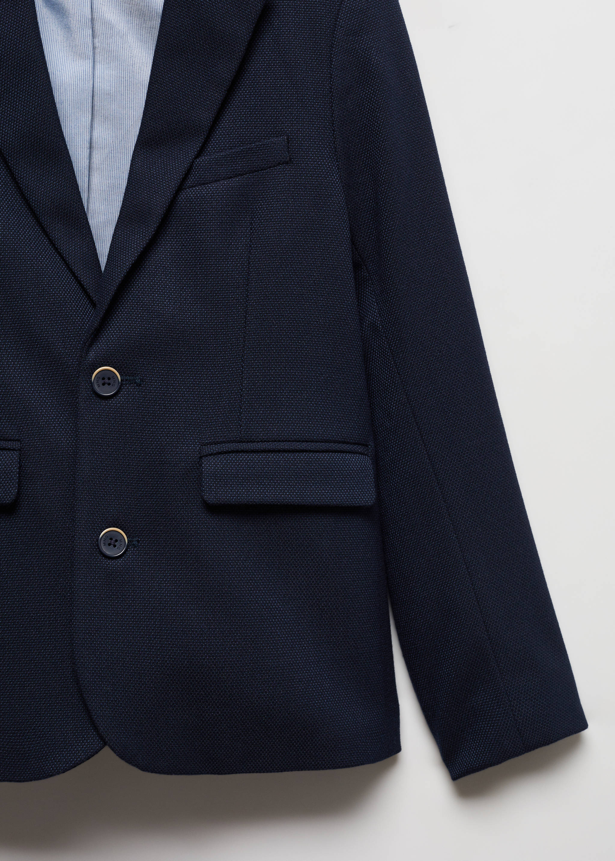 Pockets suit blazer - Details of the article 8, Dark Navy. Ref: 67044451-00.