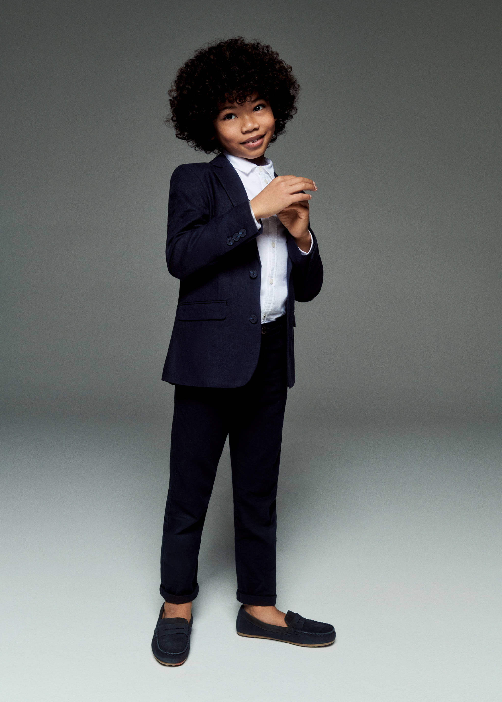 Pockets suit blazer - Details of the article 5, Dark Navy. Ref: 67044451-00.