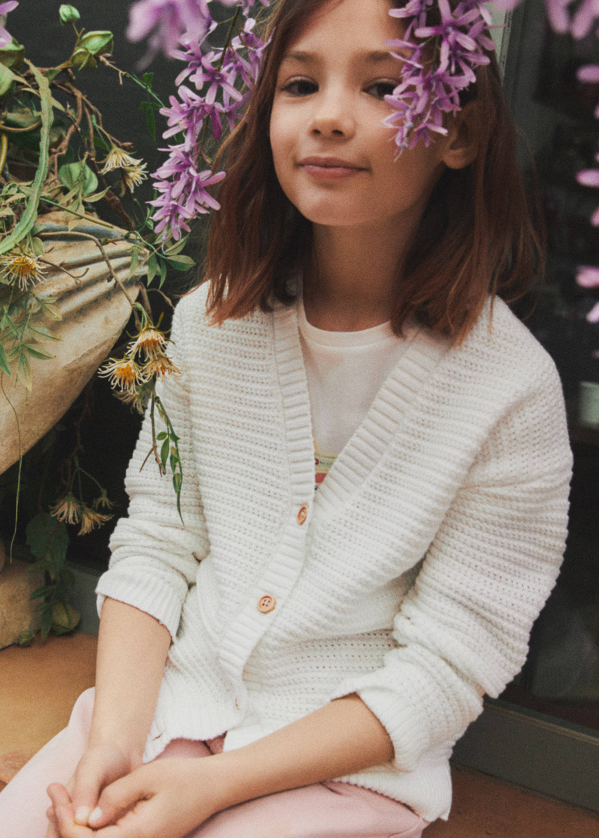 Button knit cardigan - General plane