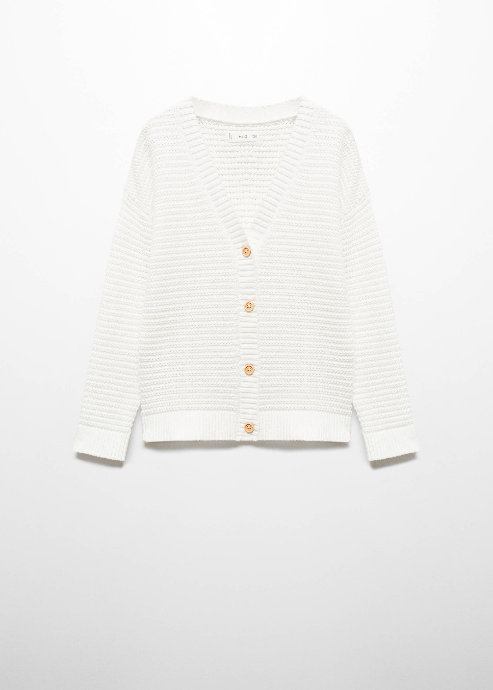 Button knit cardigan - Article without model