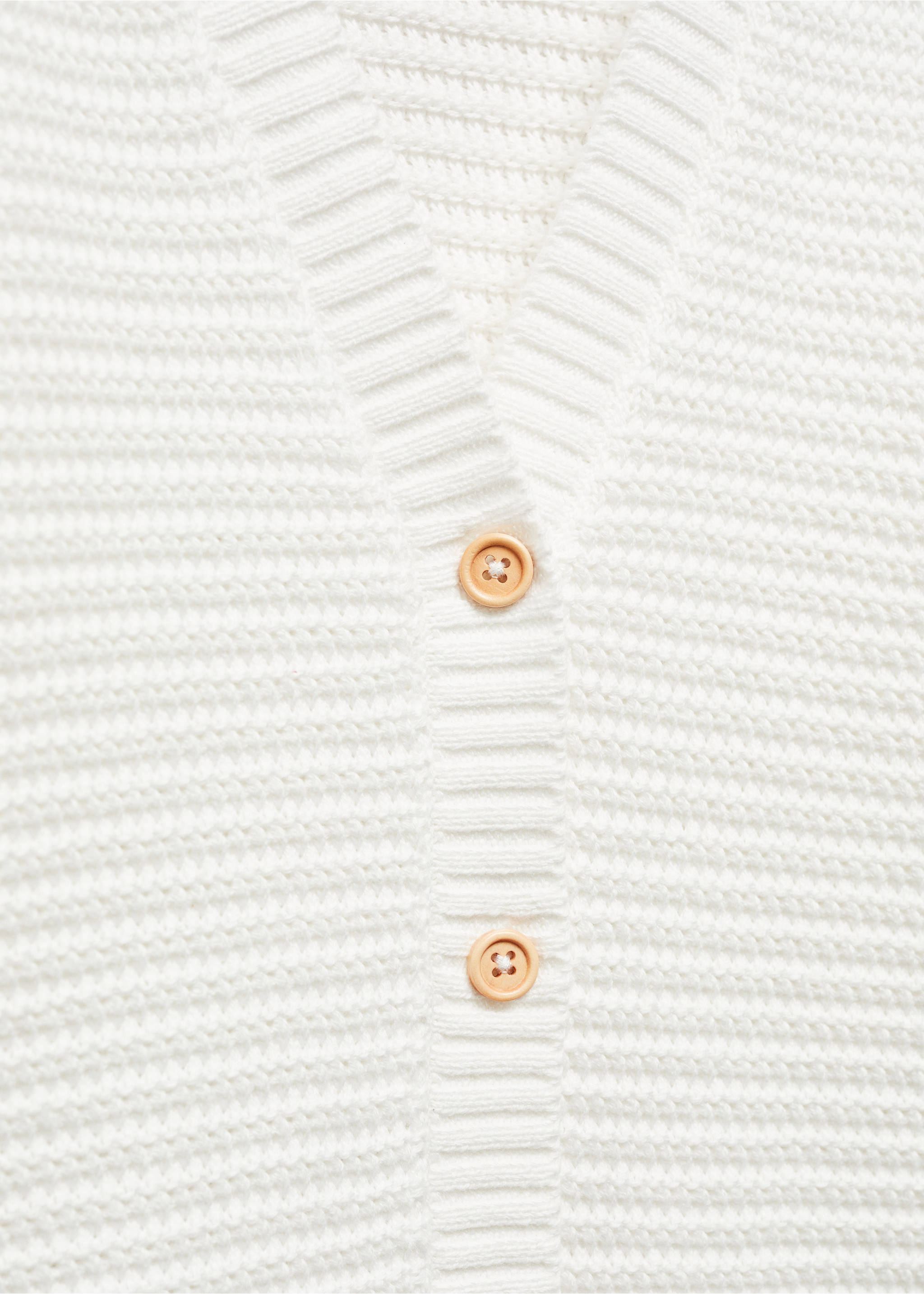 Cardigan maille boutons - Détail de l'article 8, Blanc cassé. Ref: 67044452-00.