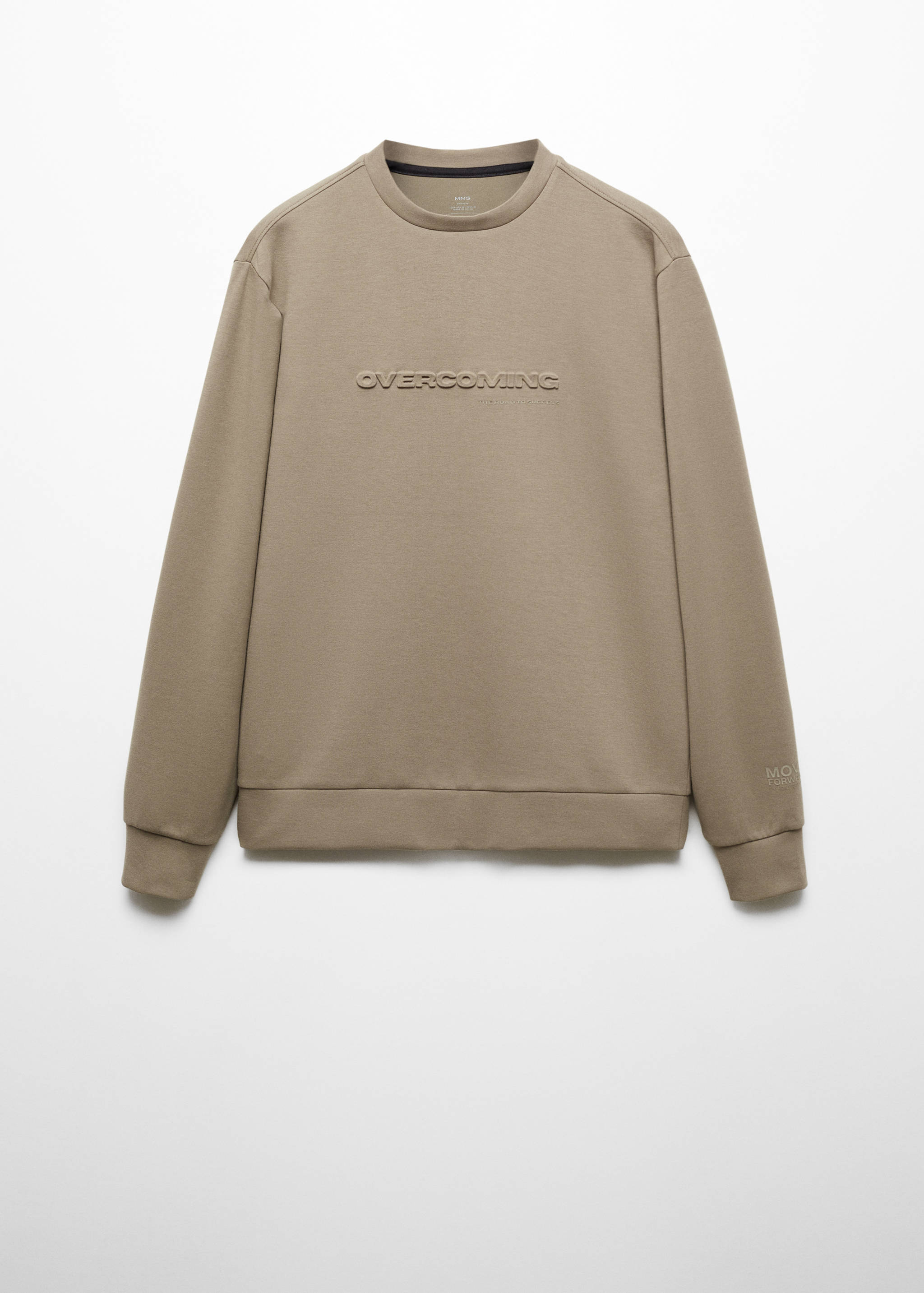 Quick-Dry-Sweatshirt mit Reliefmuster - Artikel ohne Model