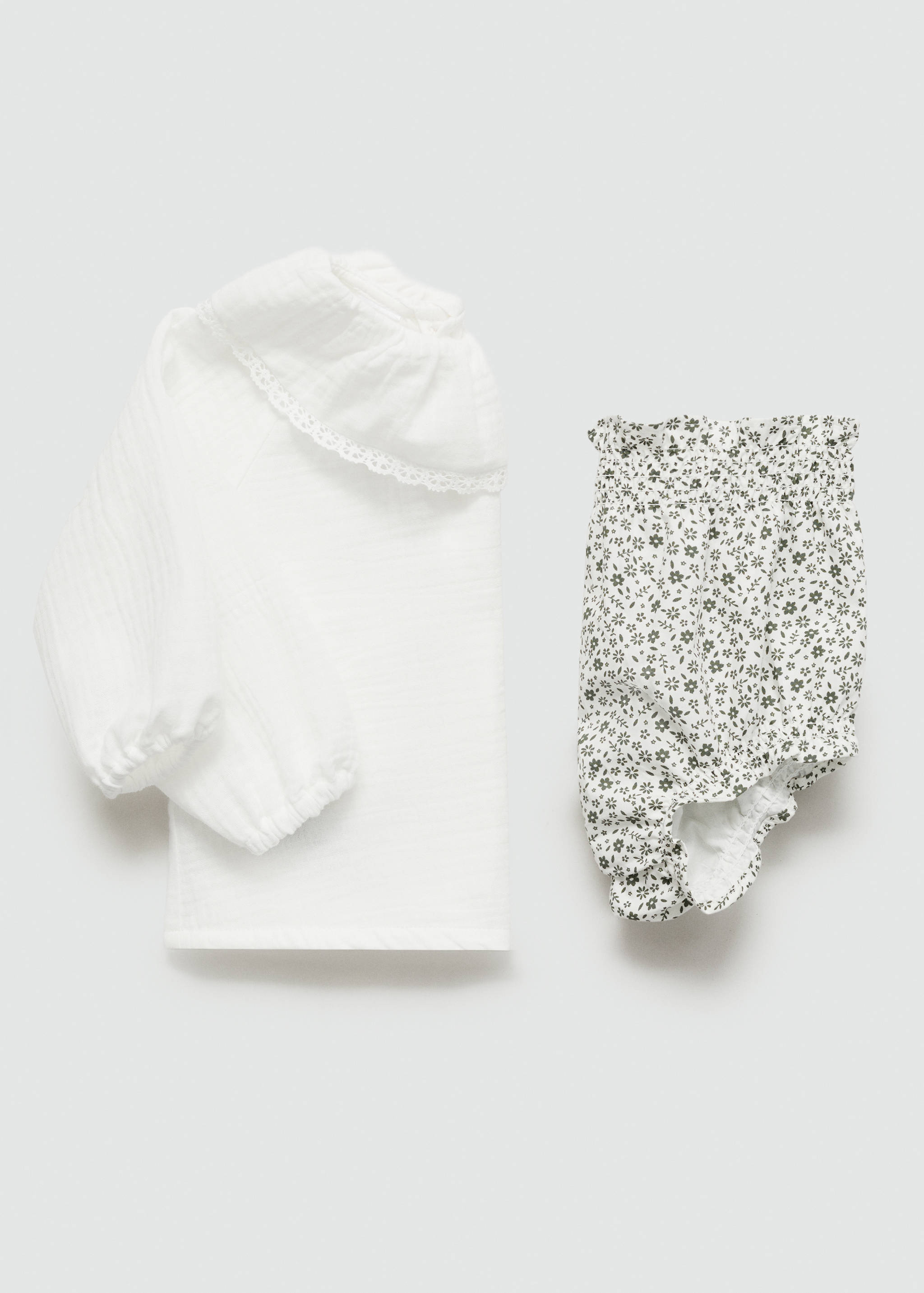 Printed cotton-blend short - Details of the article 7