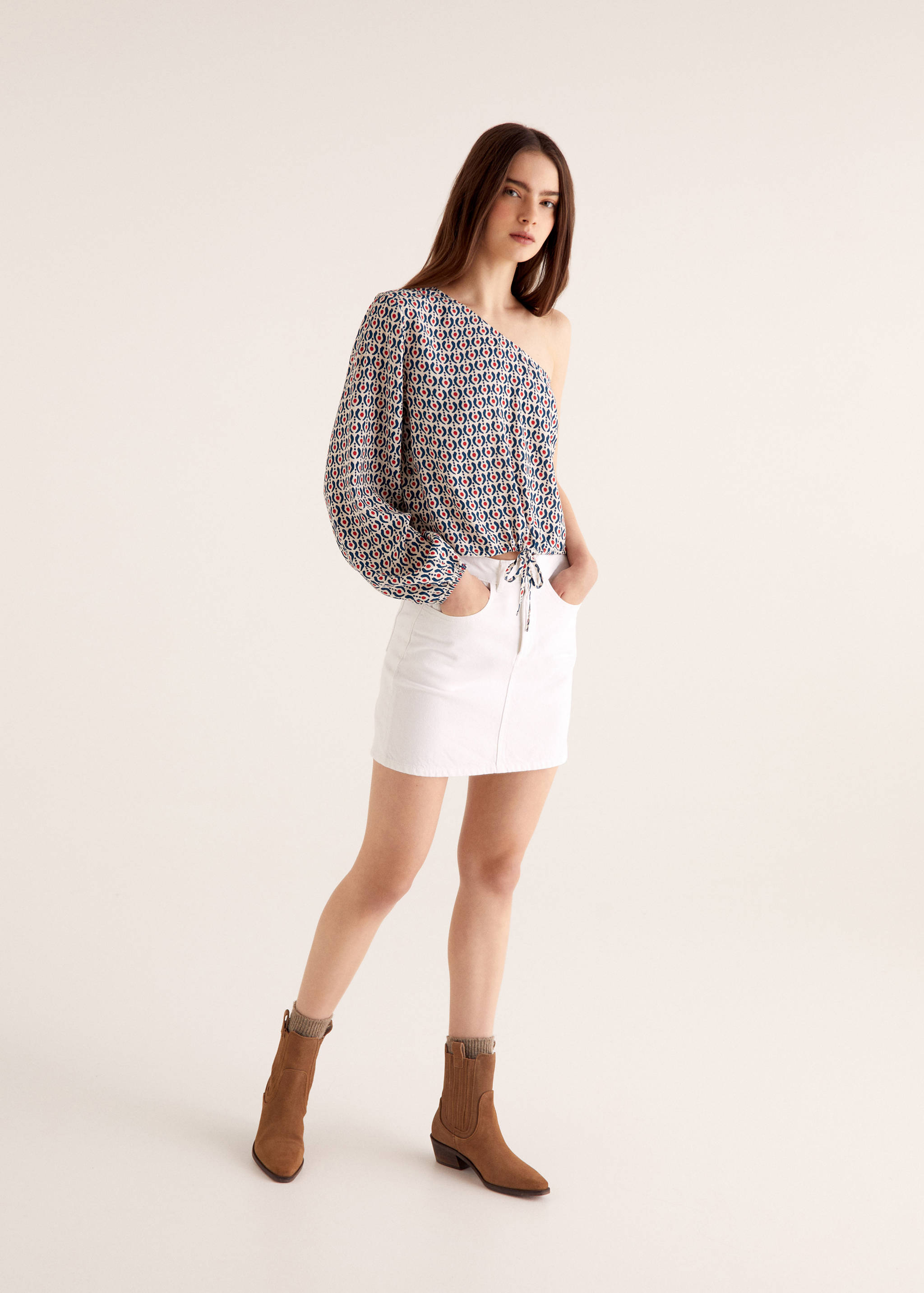 Denim mini-skirt - Details of the article 5