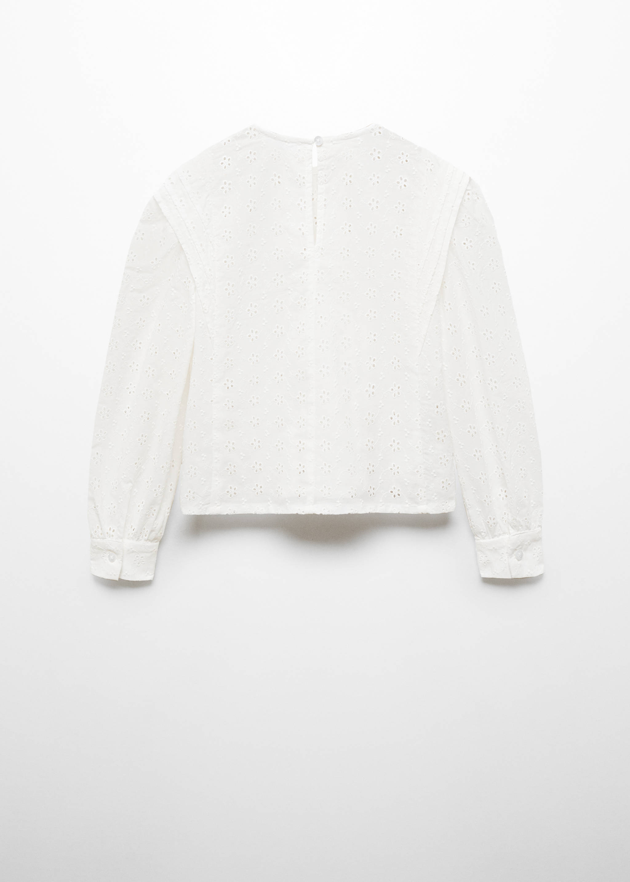 Brusa brodat floral - Revers de l'article
