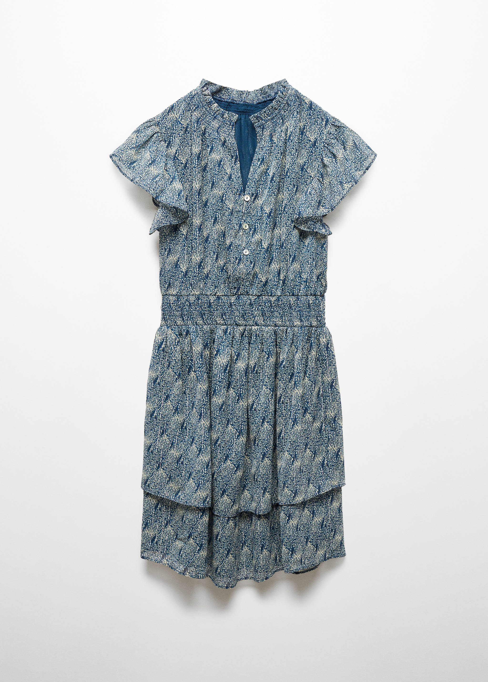 Vestido estampado volantes - Artículo sin modelo