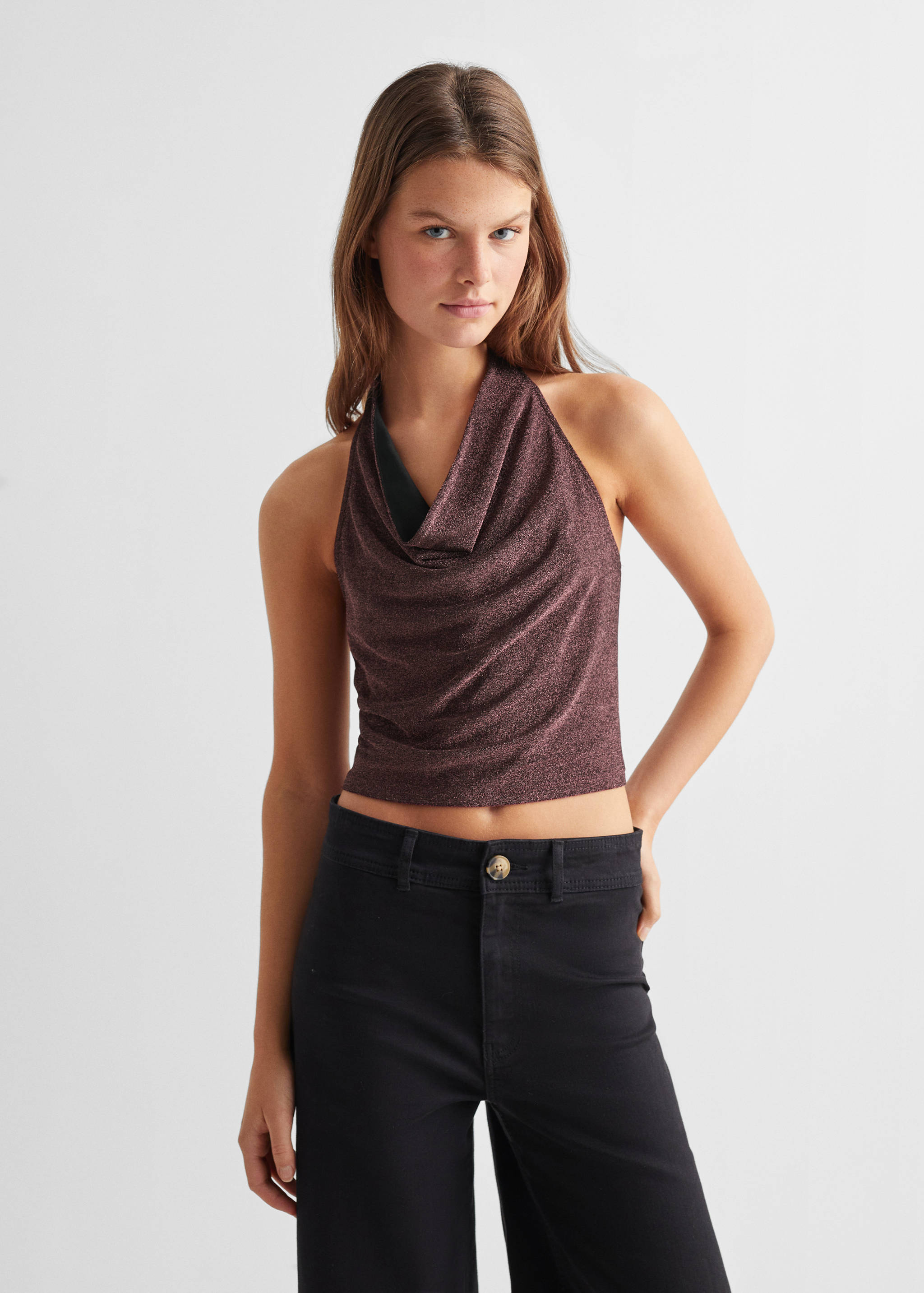 Metallic halter top - Medium plane