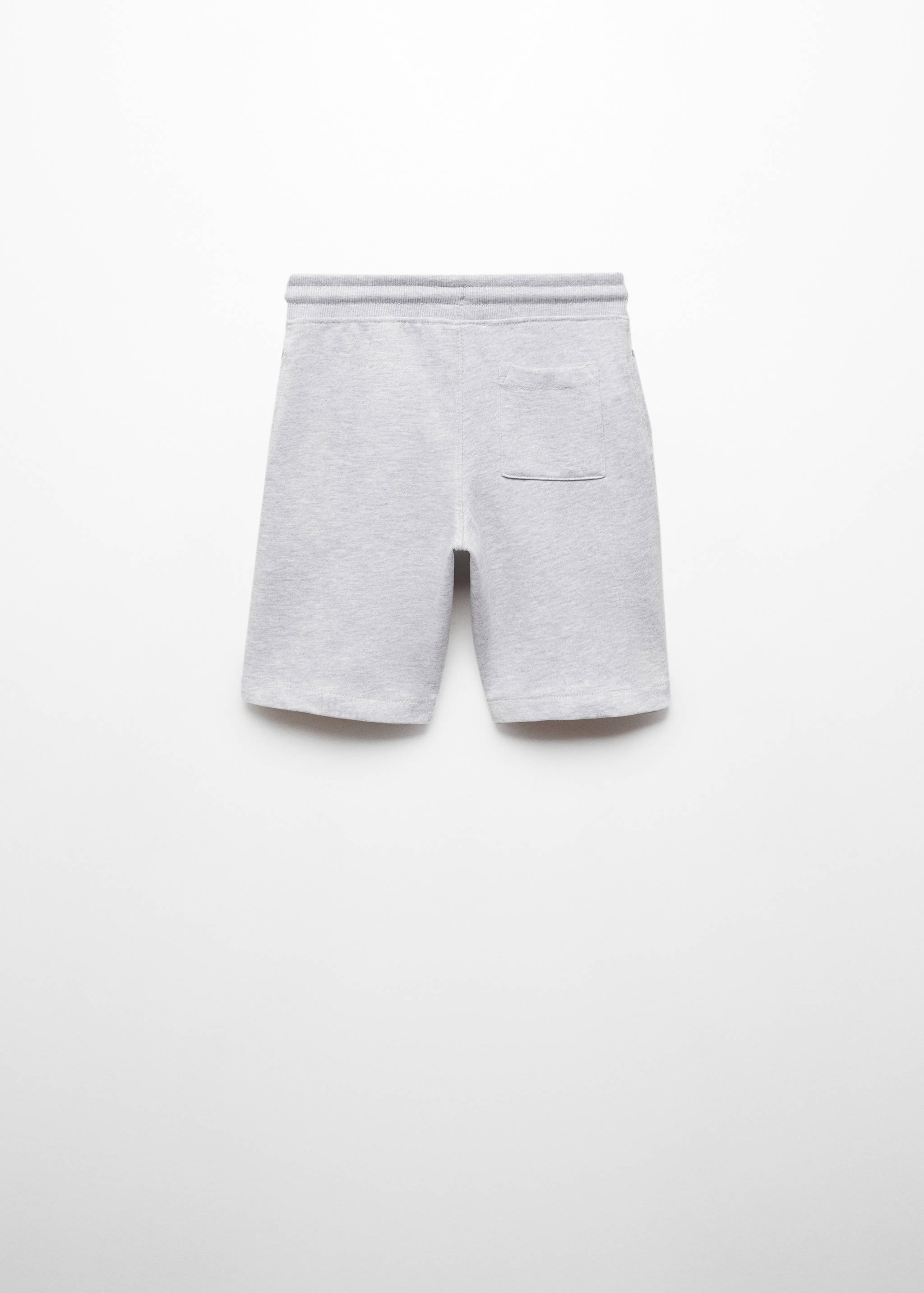 Cotton shorts with elastic waist - Reverse of the article