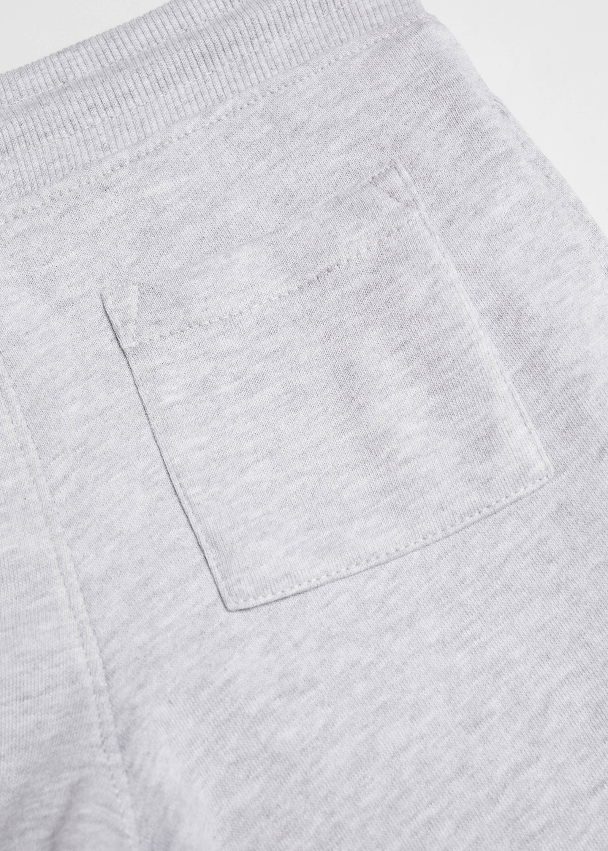 Cotton shorts with elastic waist - Details of the article 8