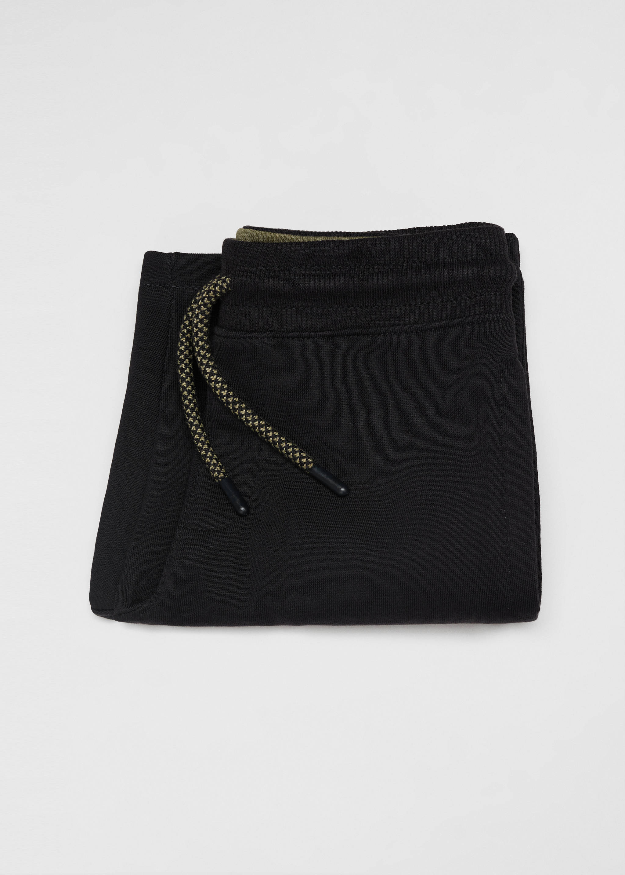Cotton shorts with elastic waist - Details of the article 8
