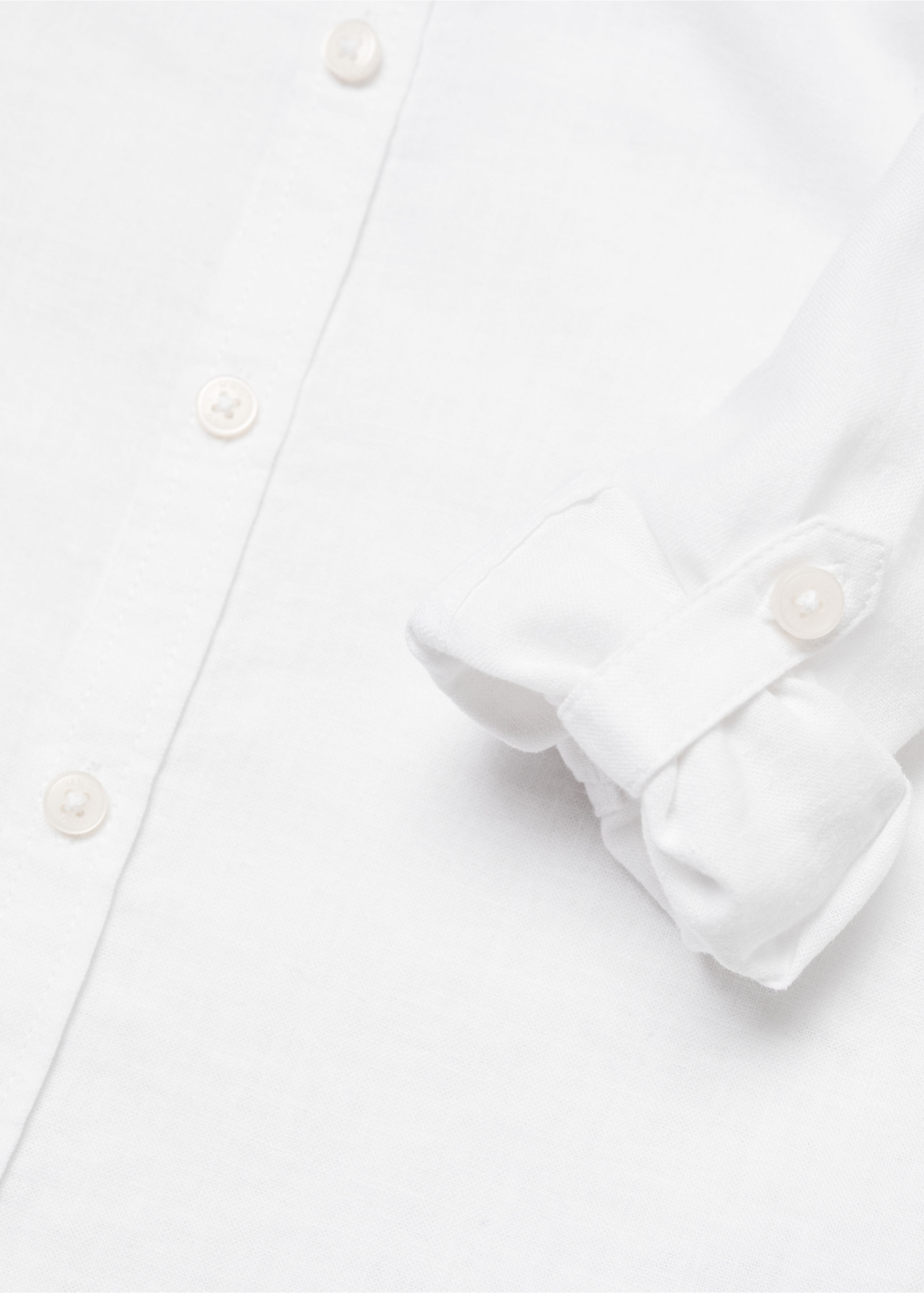 Mao collar linen shirt - Details of the article 0