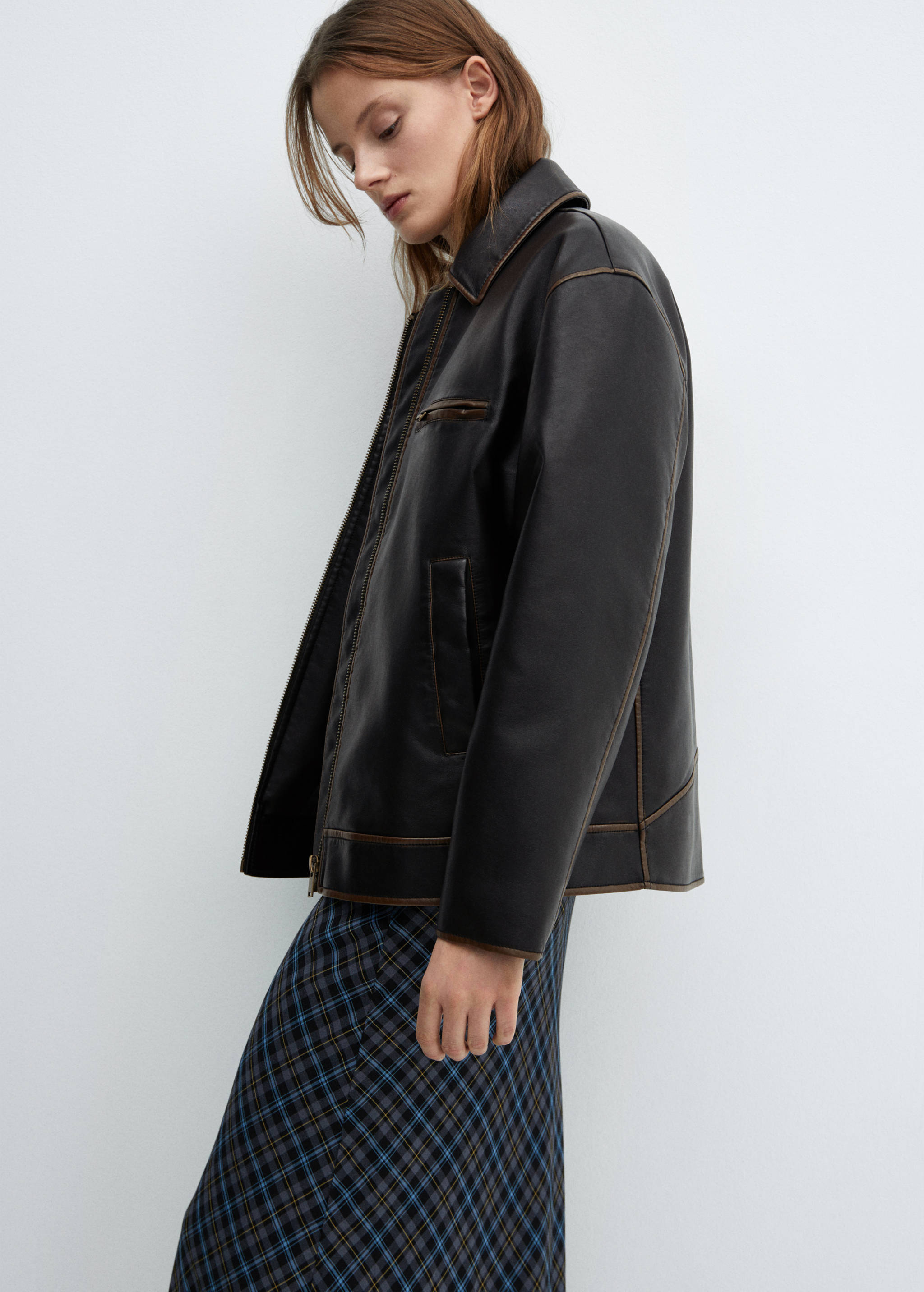 Blouson simili-cuir effet usé - Détail de l'article 2