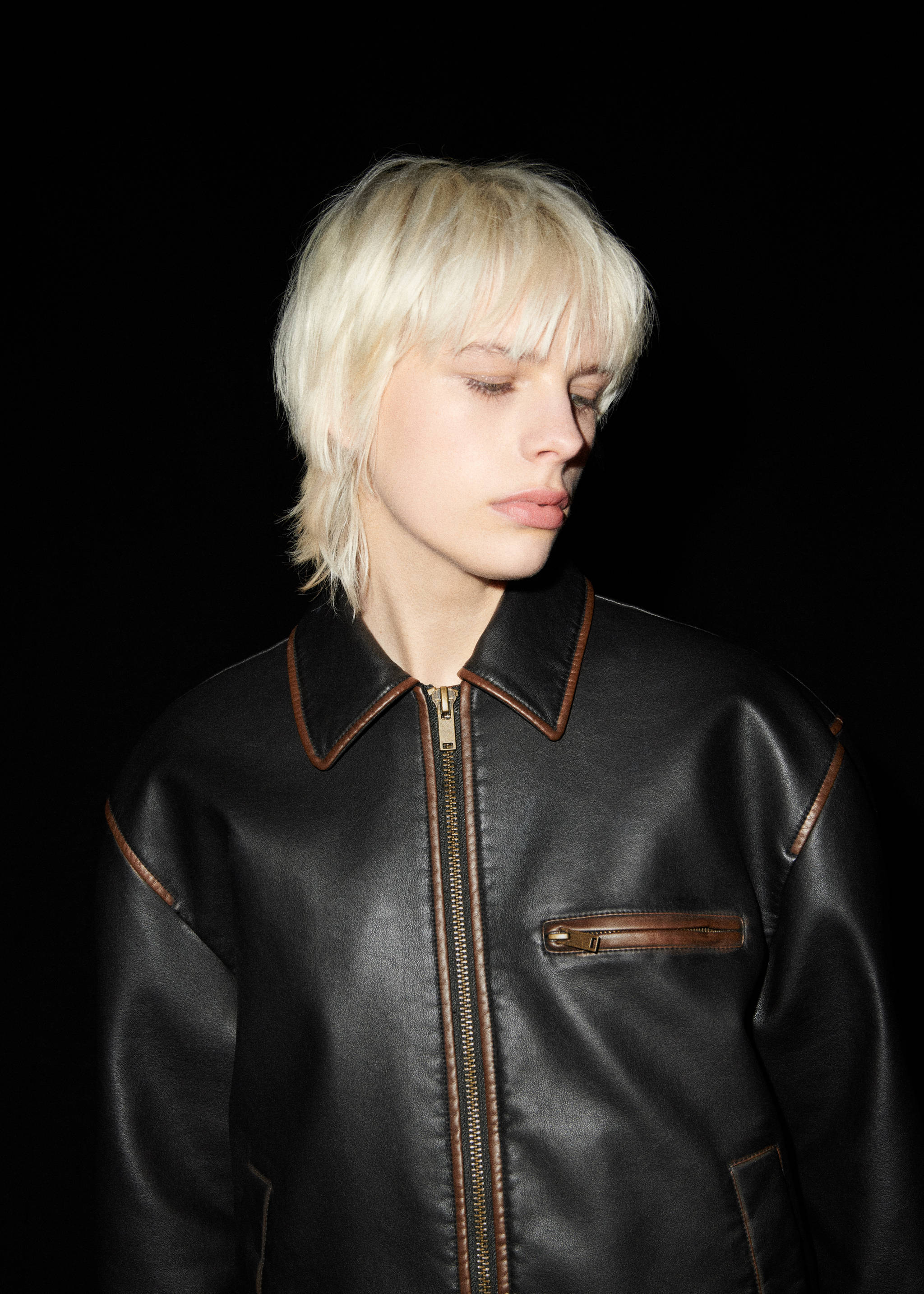 Blouson simili-cuir effet usé - Détail de l'article 7