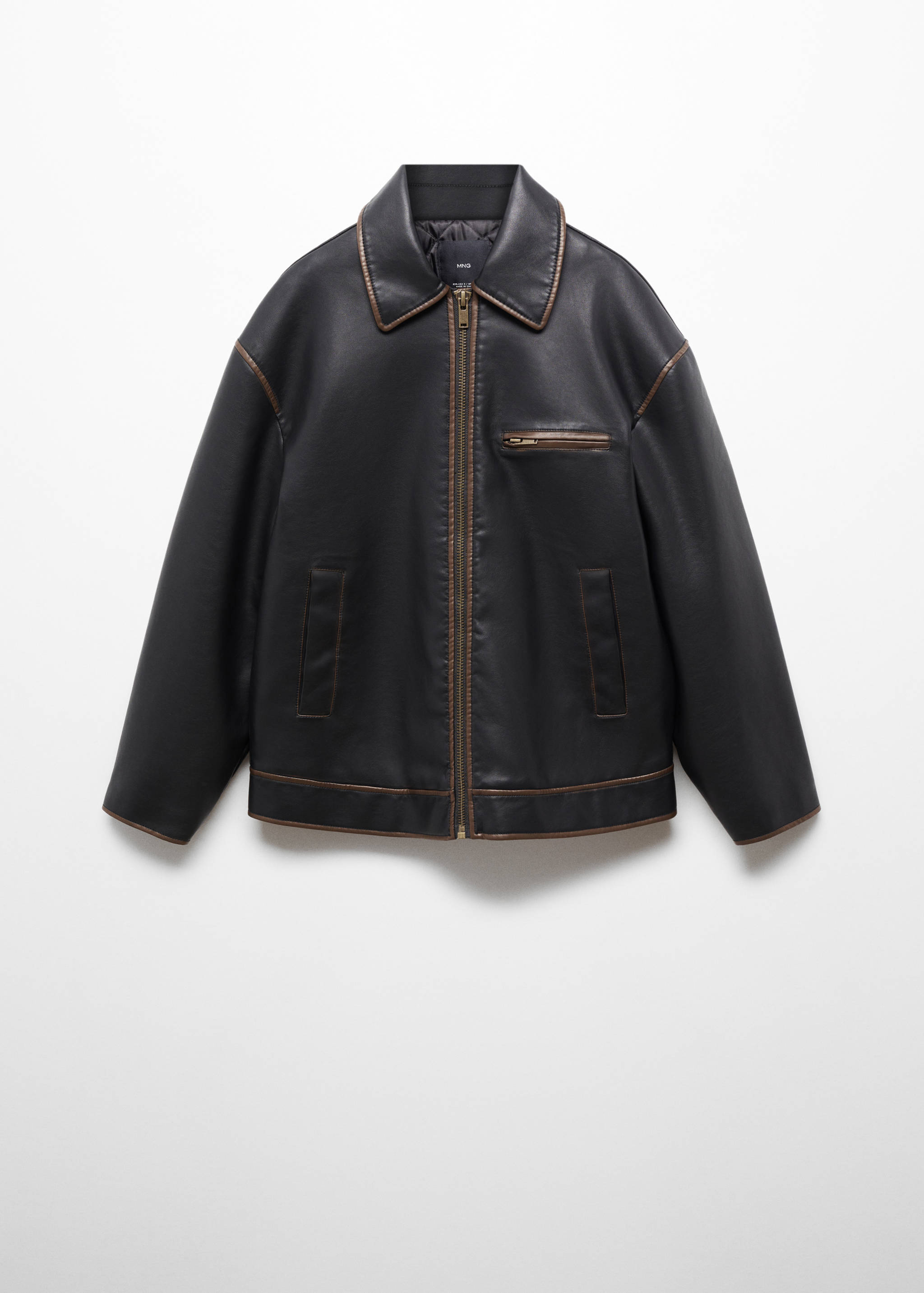 Blouson simili-cuir effet usé - Article sans modèle