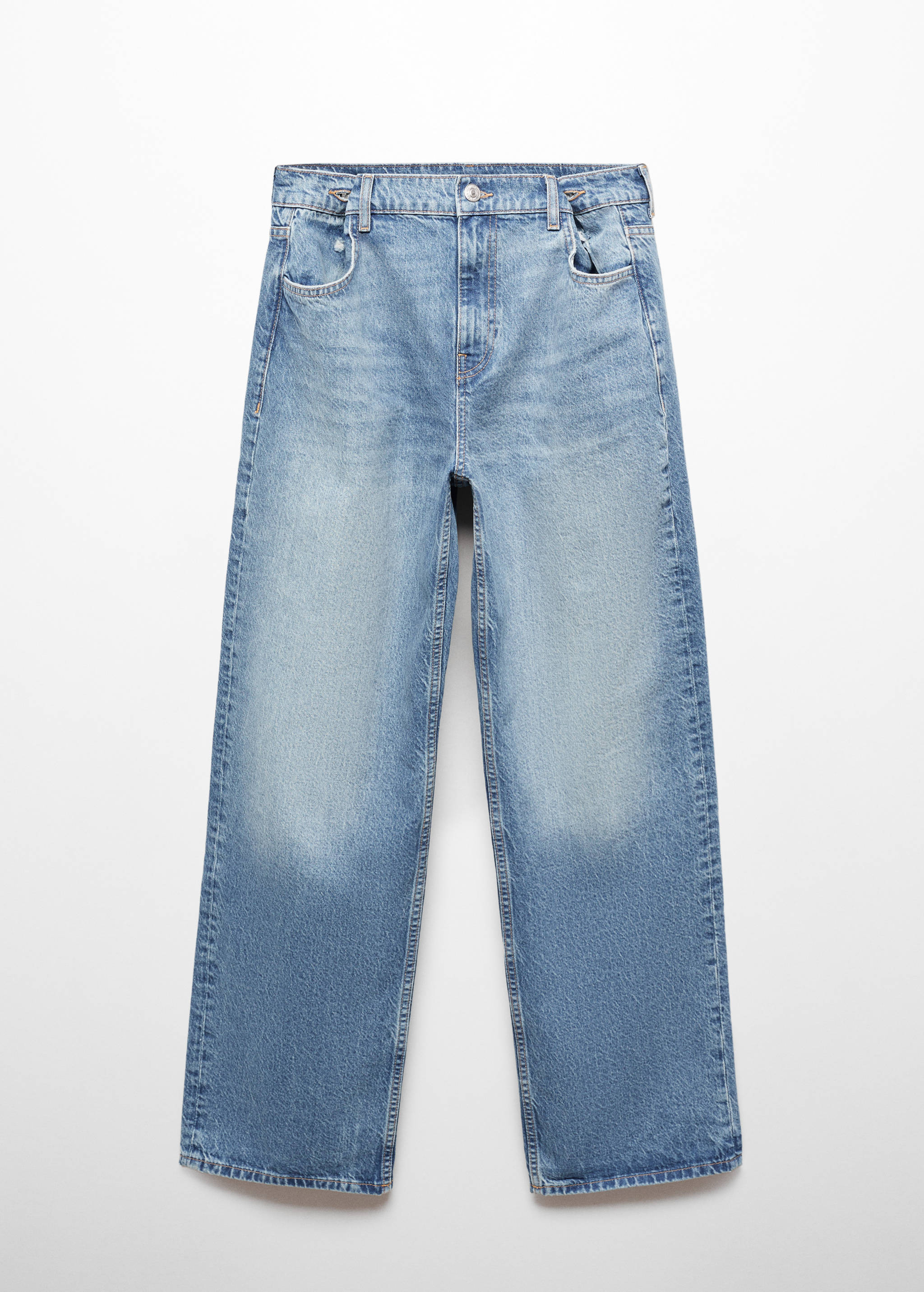 Loose mid-rise wide leg jeans - Article without model