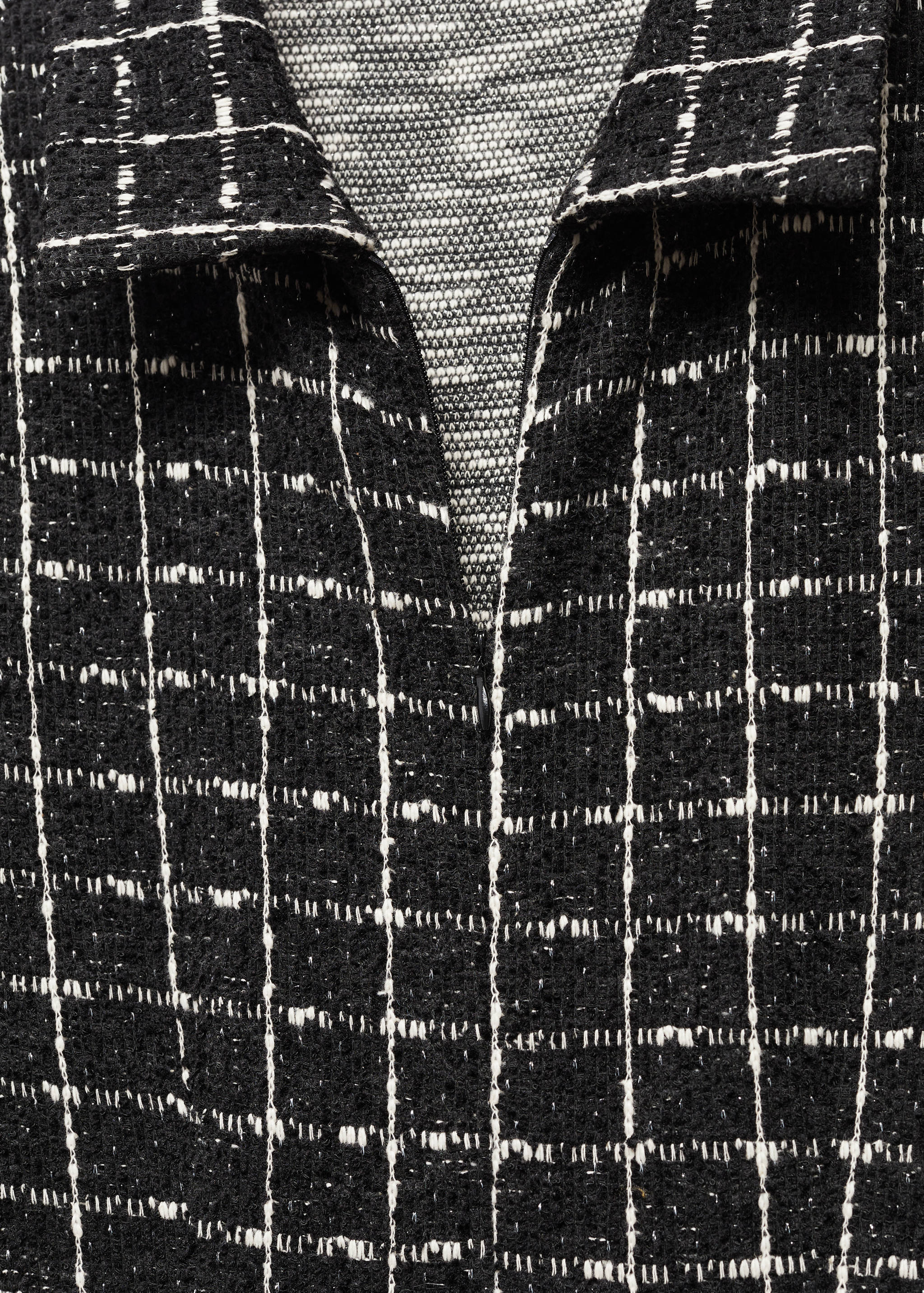 Macacão de tweed com manga curta - Pormenor do artigo 8