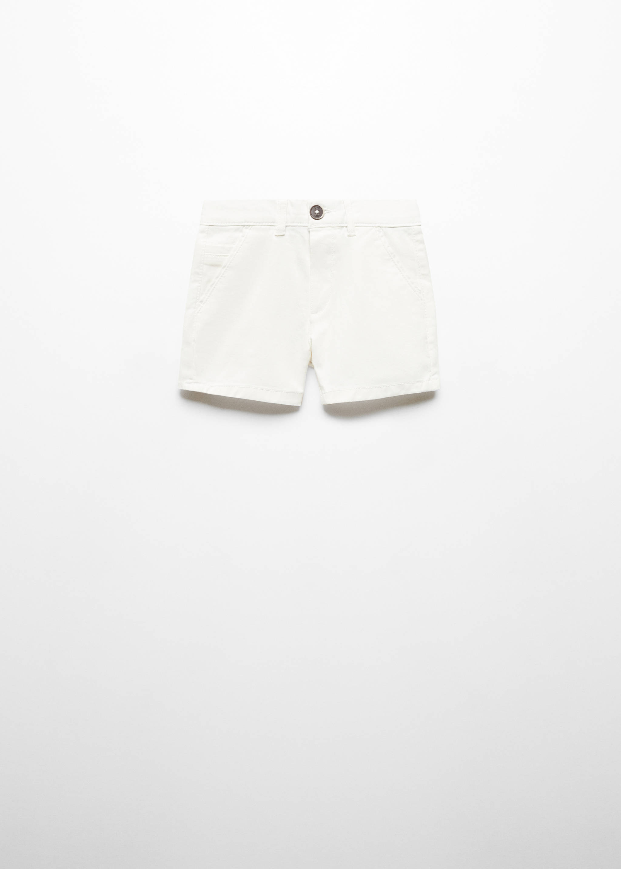 Slim-fit chino cotton bermuda shorts - Article without model