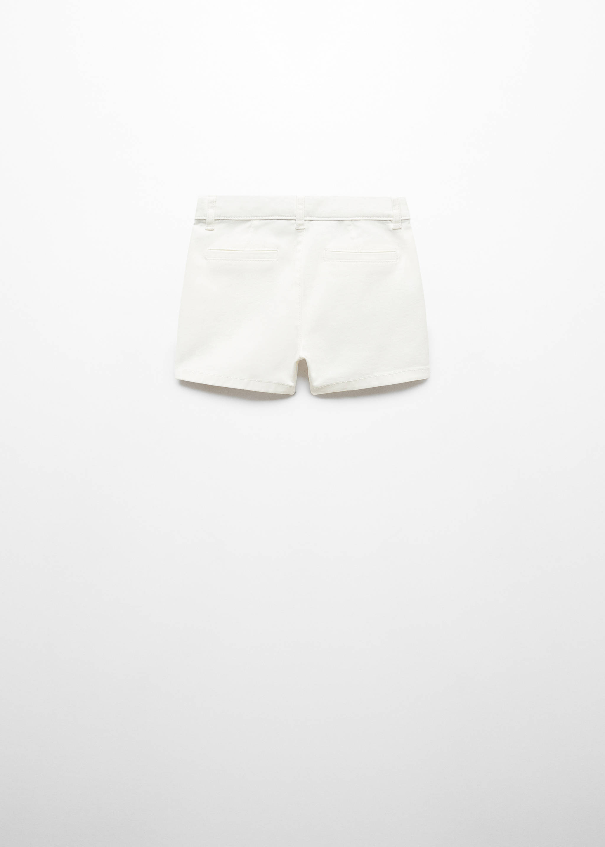 Slim-fit chino cotton bermuda shorts - Reverse of the article
