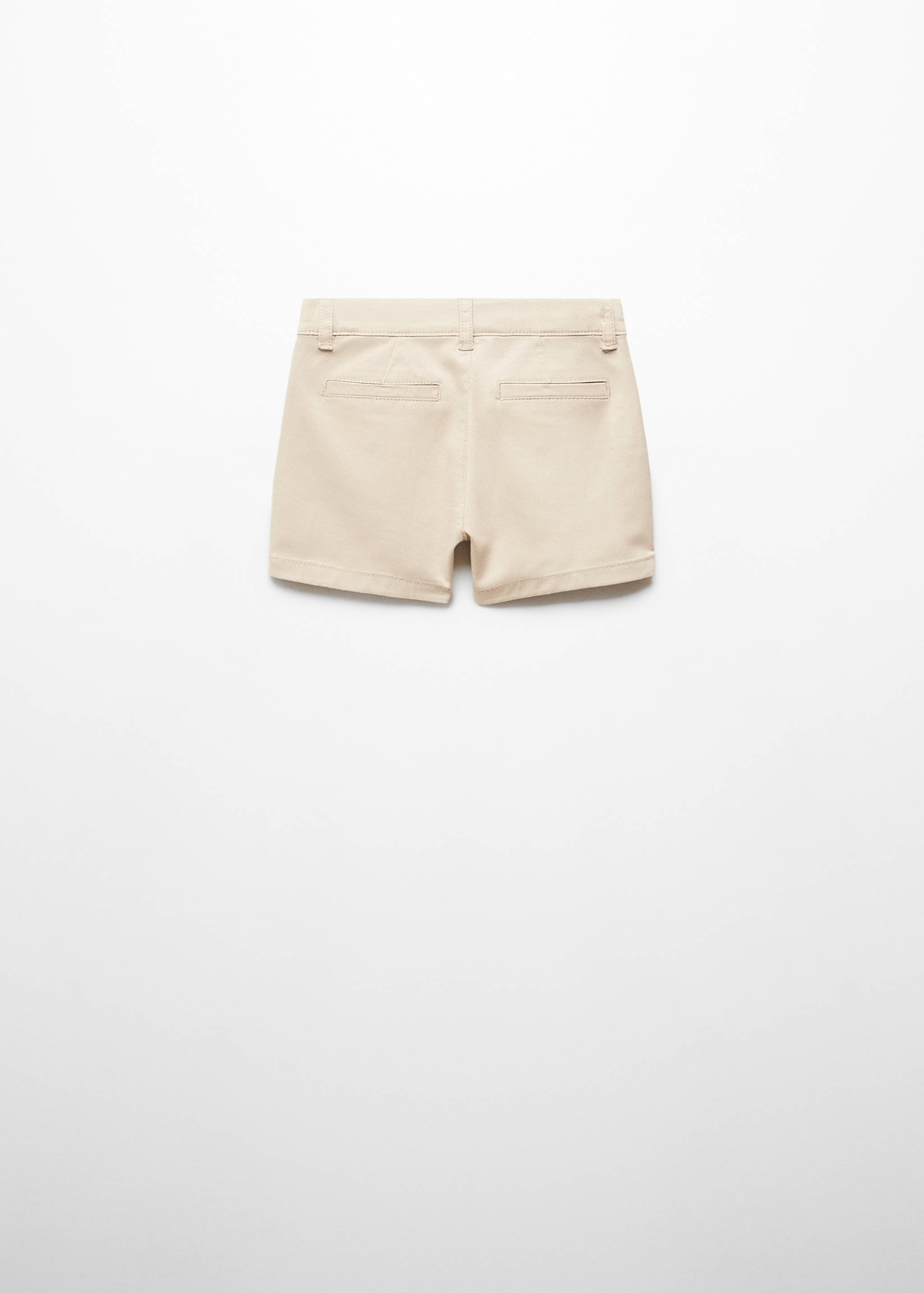 Slim-fit chino cotton bermuda shorts - Reverse of the article