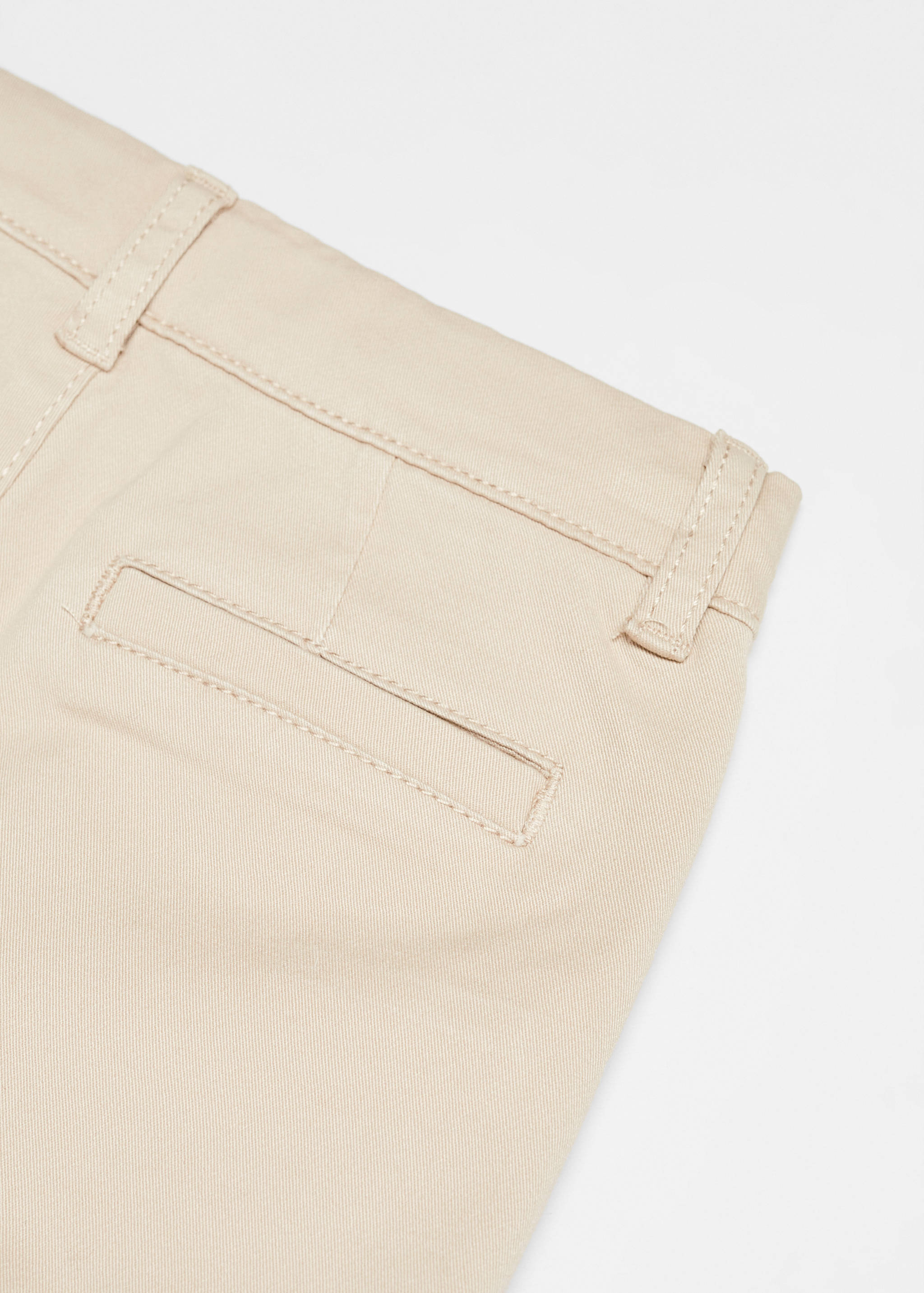 Slim-fit chino cotton bermuda shorts - Details of the article 8