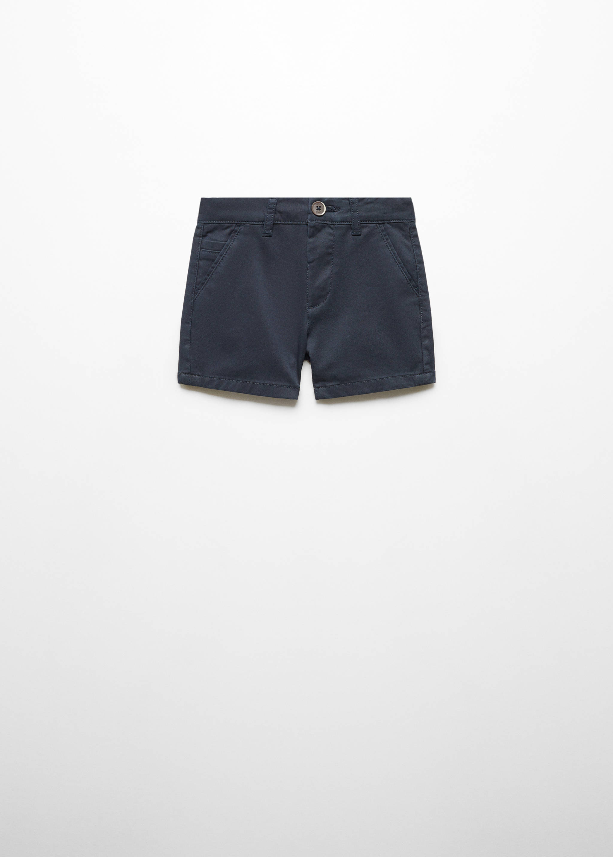 Slim-fit chino cotton bermuda shorts - Article without model
