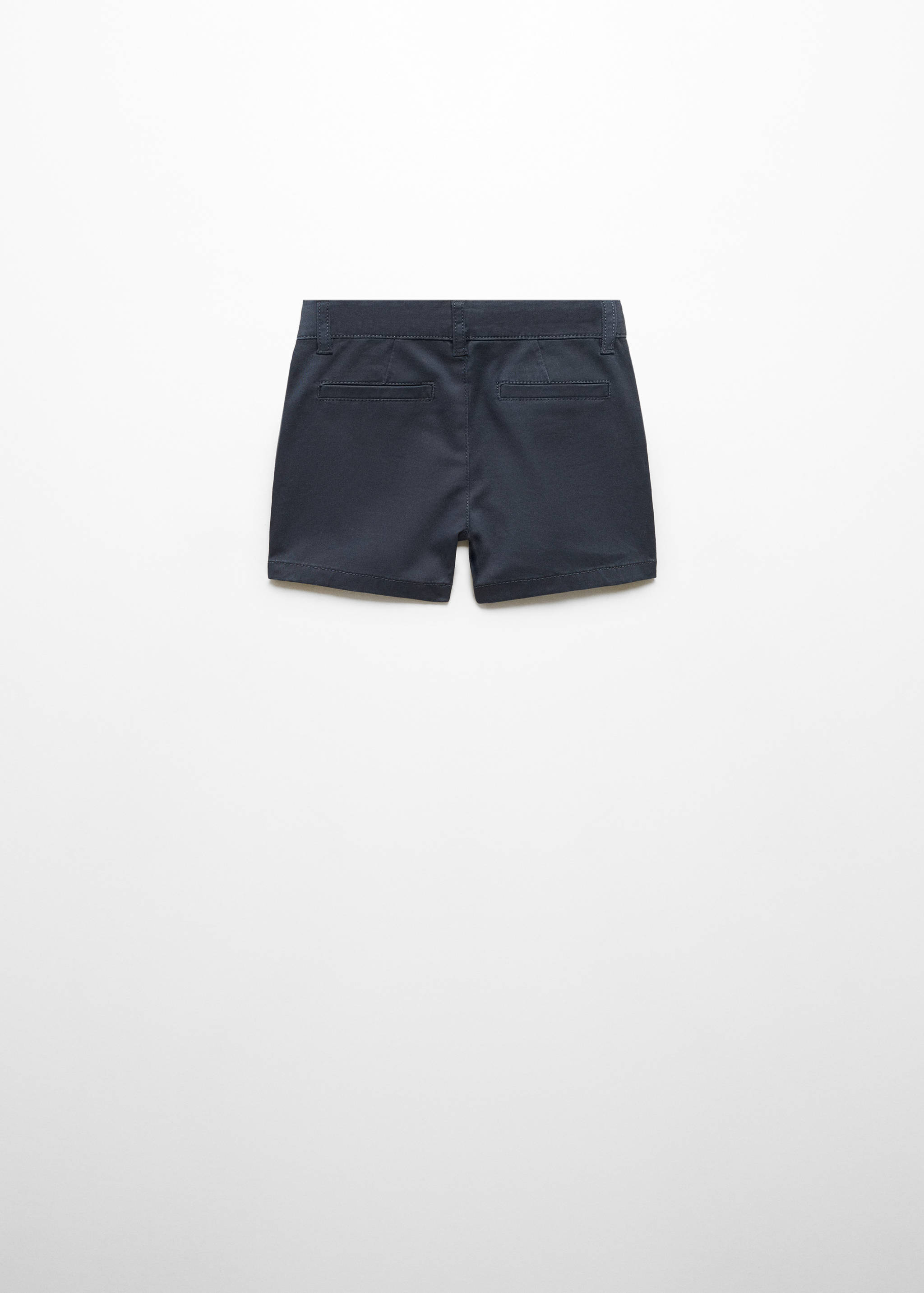 Slim-fit chino cotton bermuda shorts - Reverse of the article