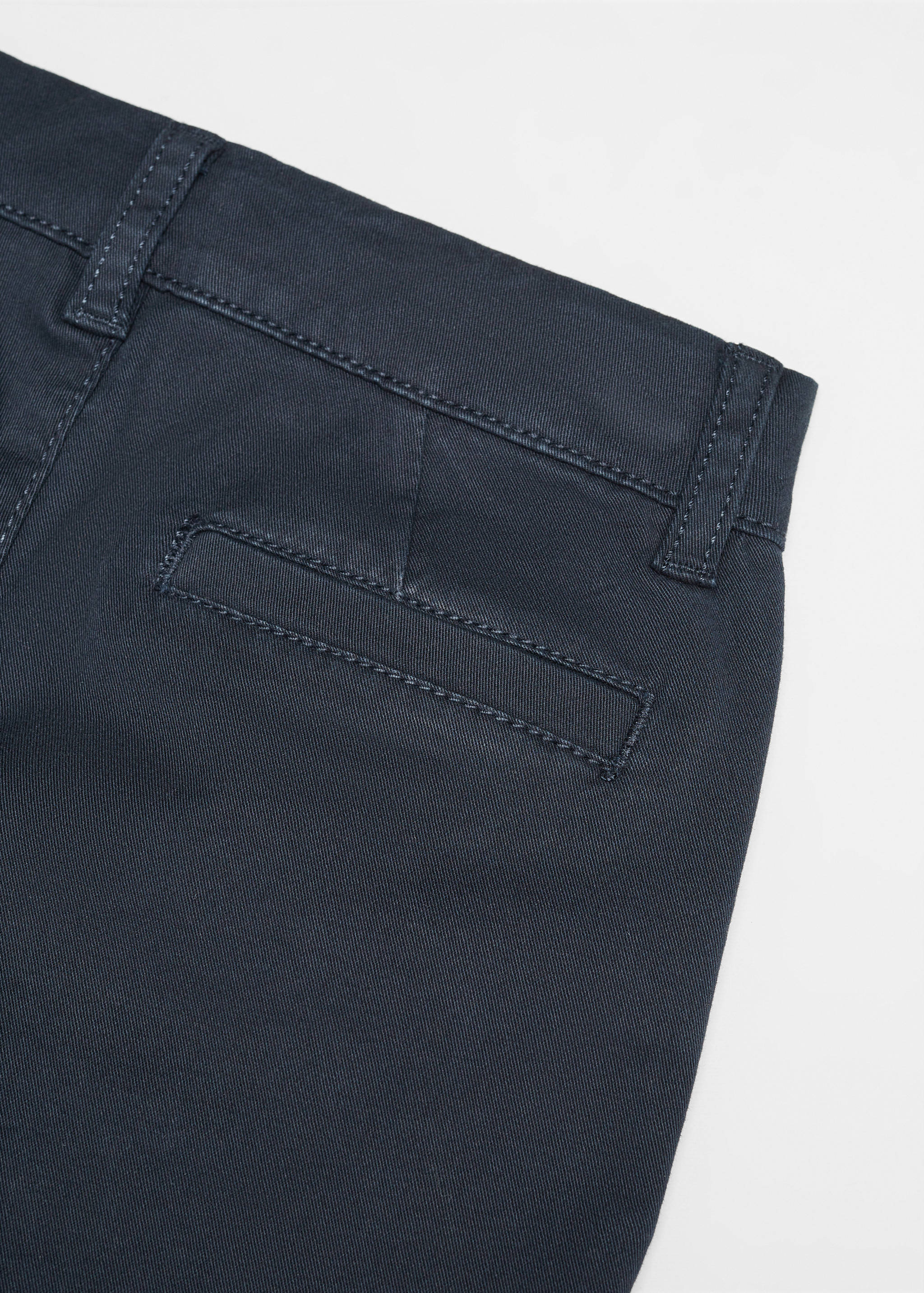 Slim-fit chino cotton bermuda shorts - Details of the article 8