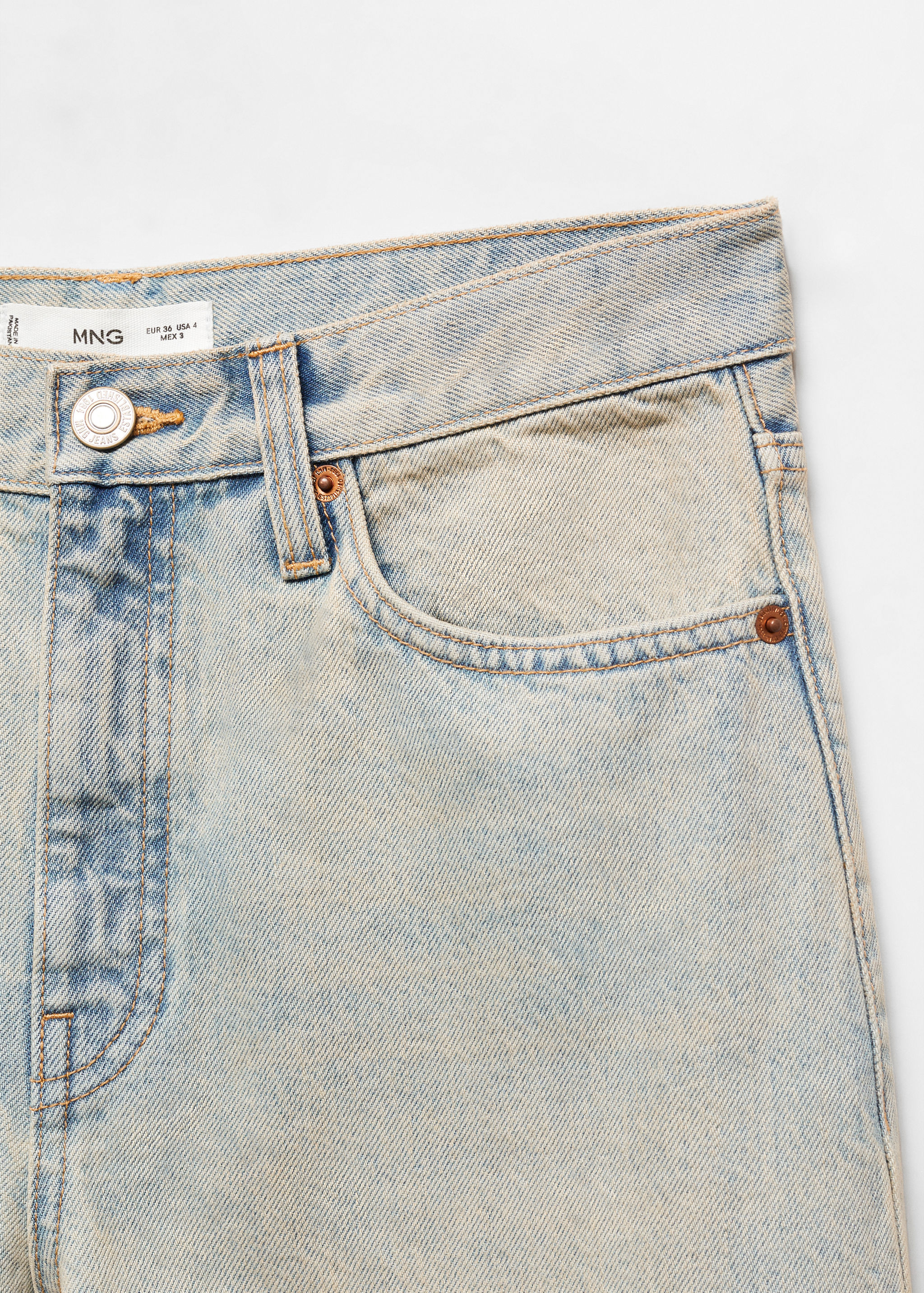 Wideleg-Jeans mit hohem Bund - Detail des Artikels 8