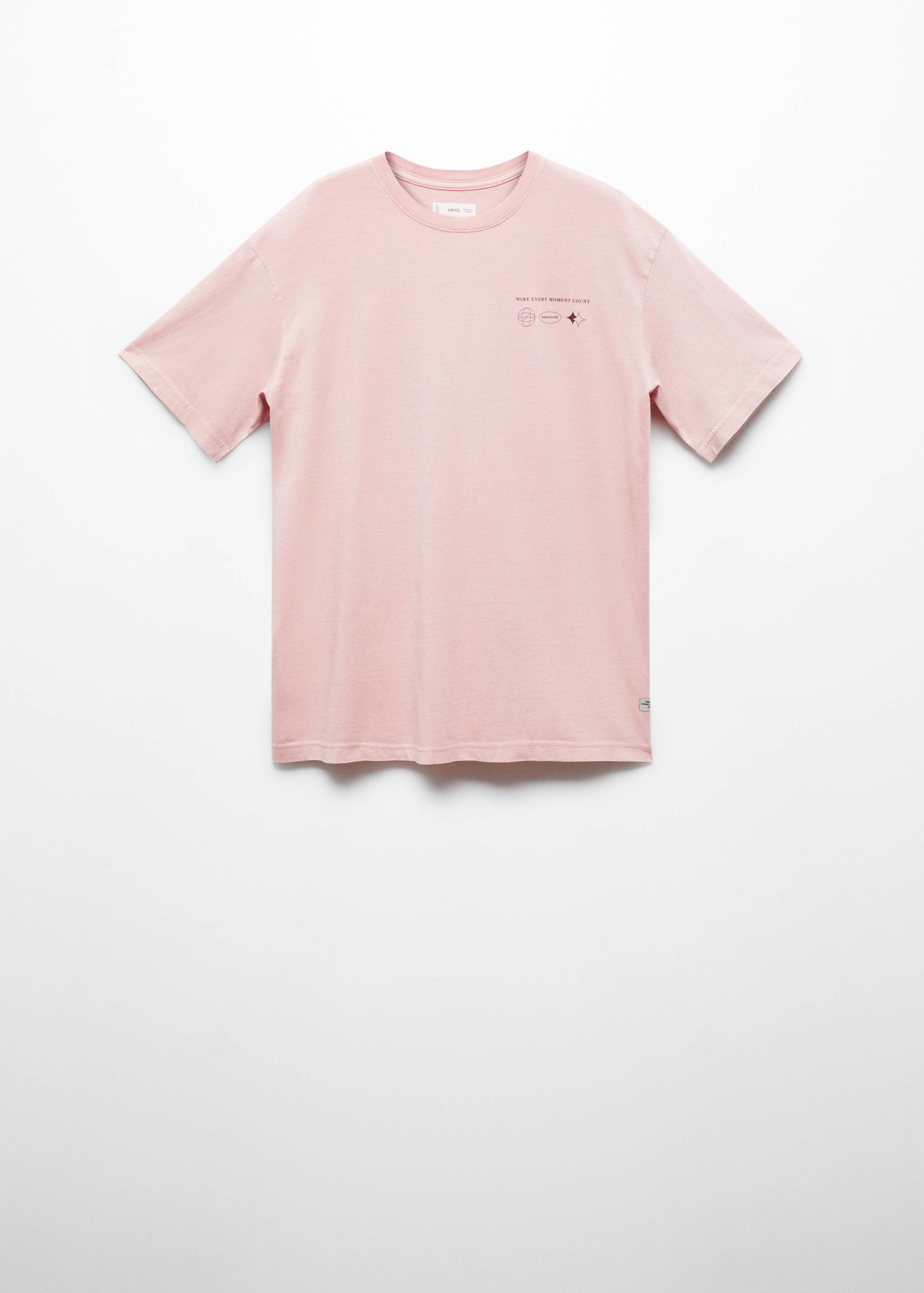 Kortärmad tryckt t-shirt - Artikel utan modell