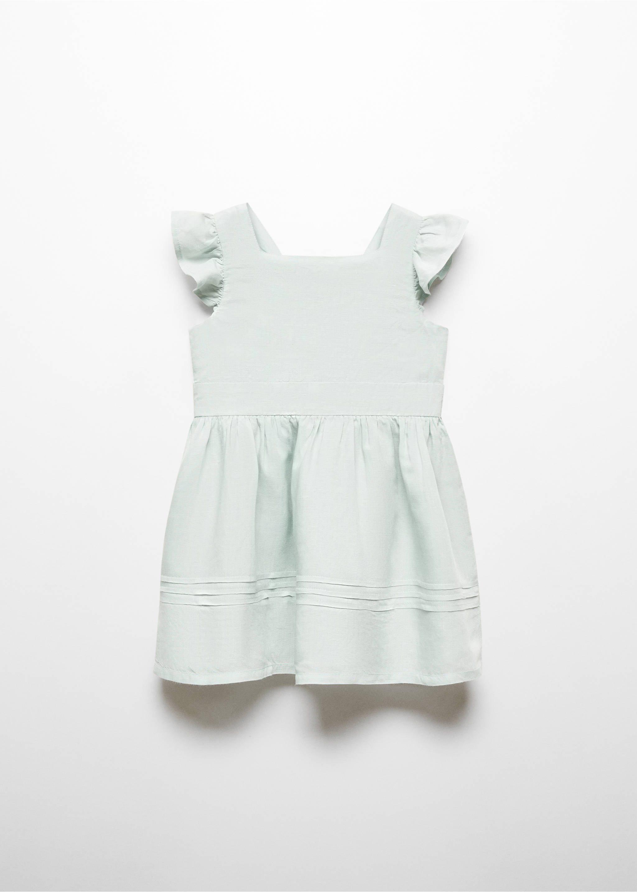 Lniana sukienka - Artykuł bez modela/modelki, Pastelowa zieleń. Ref: 67045149-00.