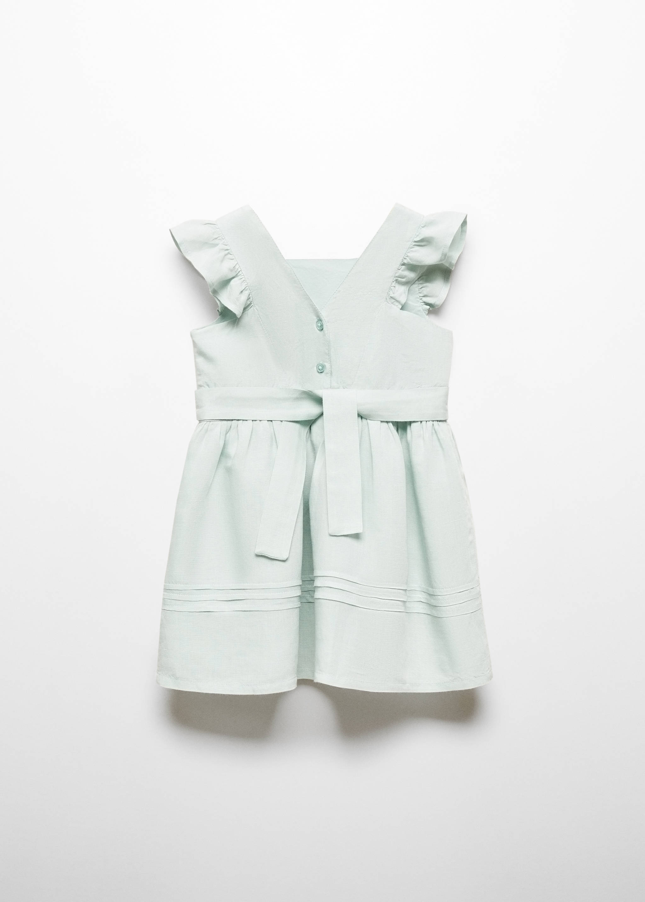 Linen-blend dress - Reverse of the article