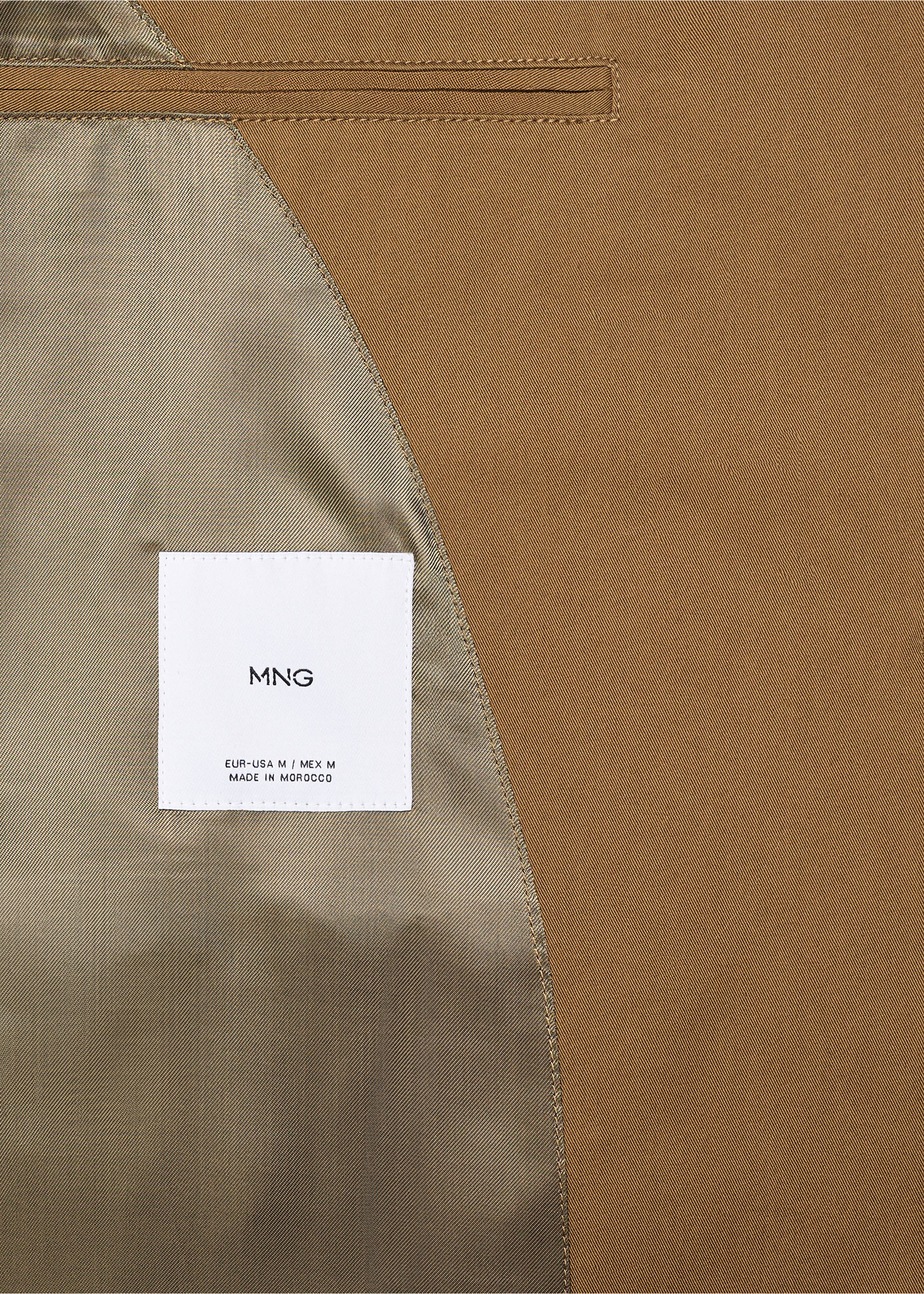 Relaxed-fit cotton jacket - Details of the article 8, Brown. Ref: 67045153-00.