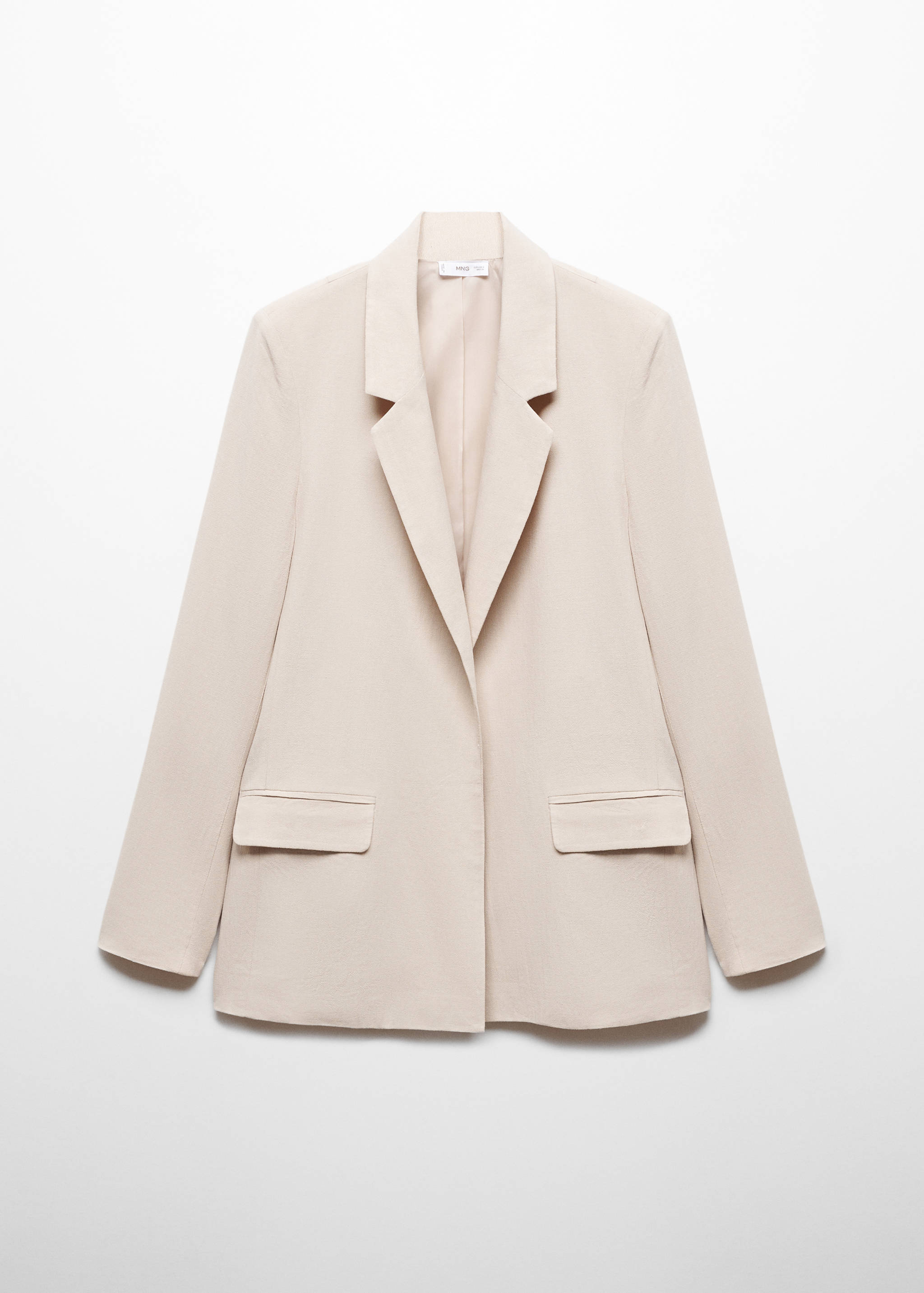 Regular-fit linen jacket - Article without model