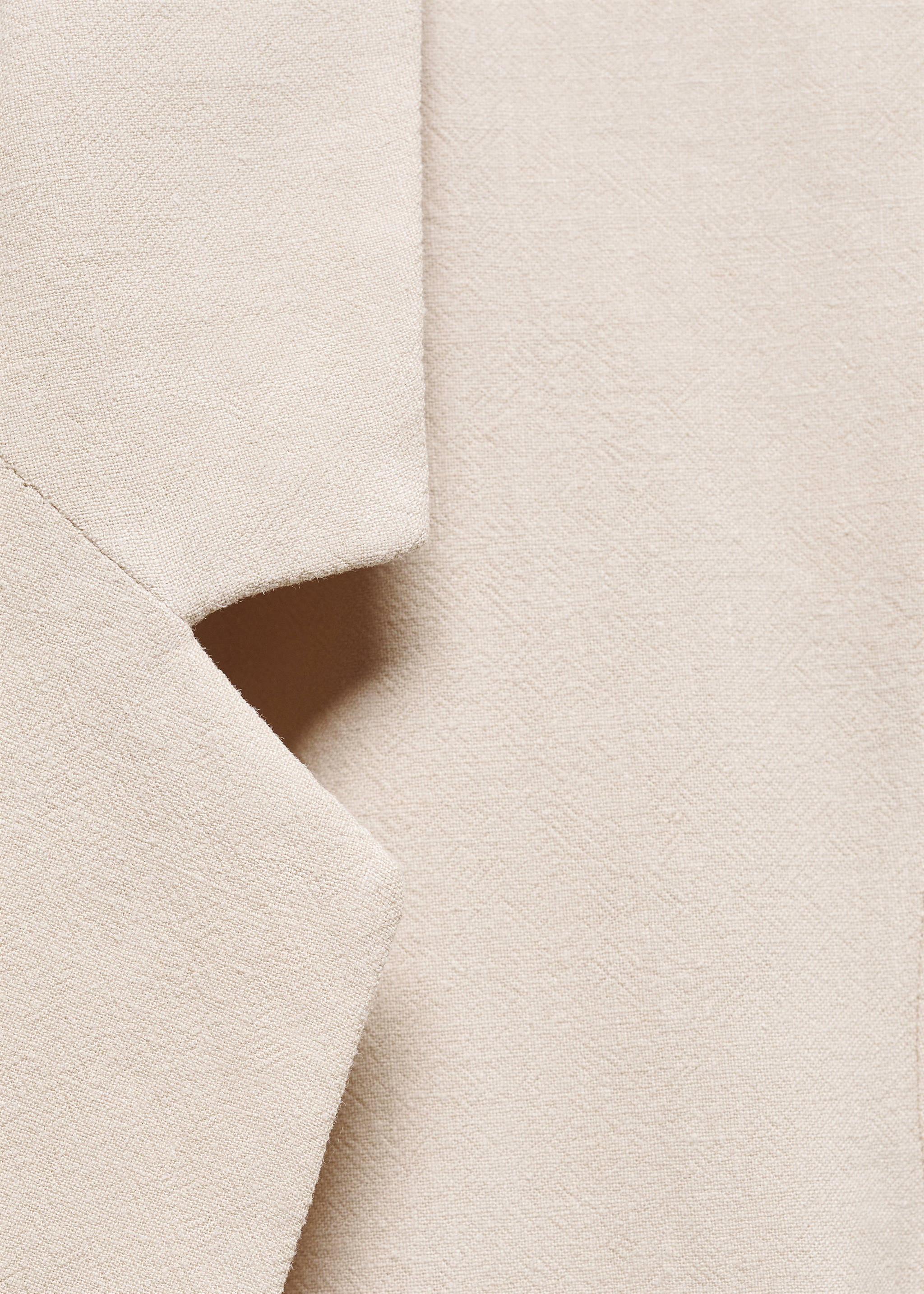 Regular-fit linen jacket - Details of the article 8