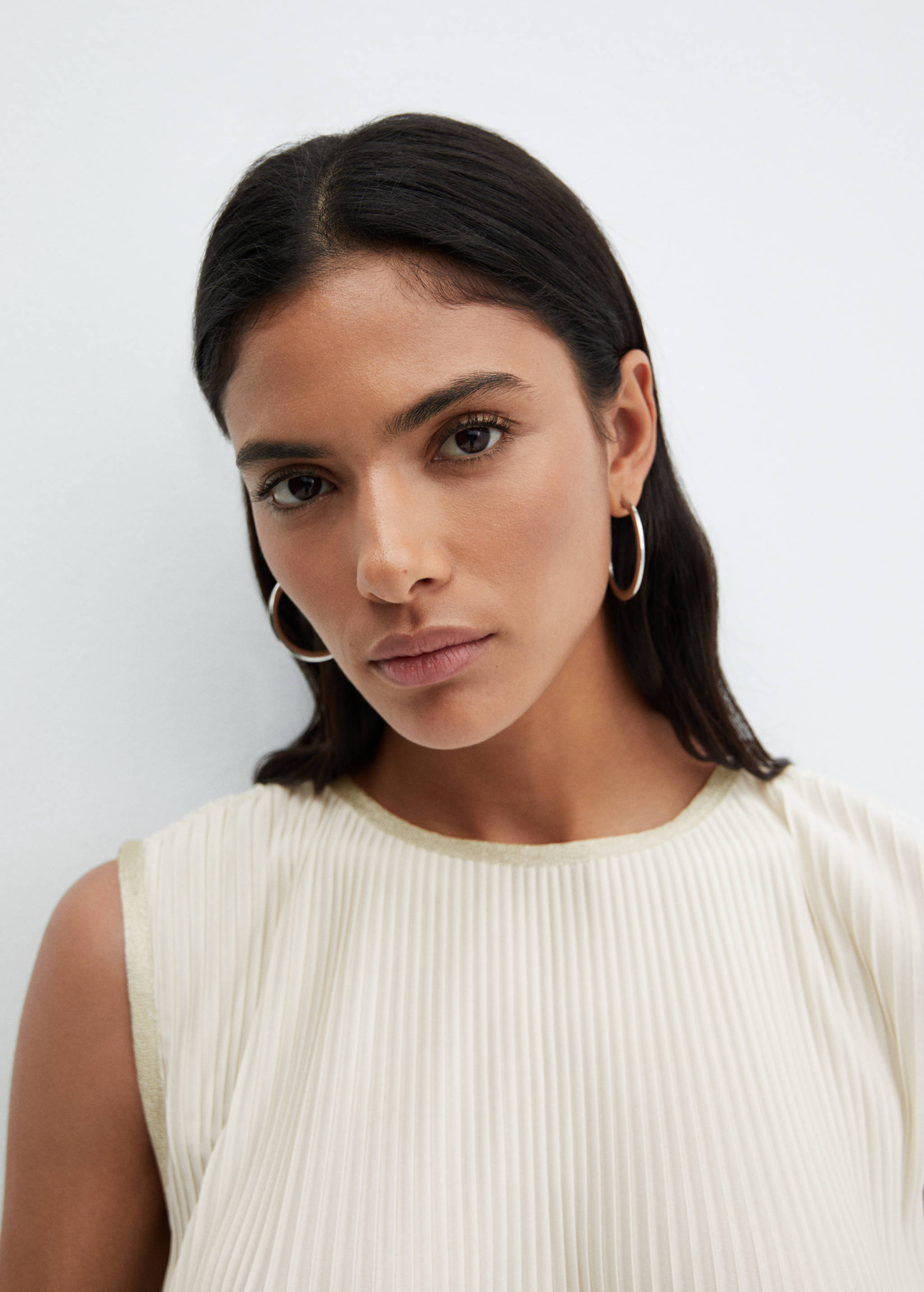 Plissert topp uten ermer - Artikkeldetalj 1