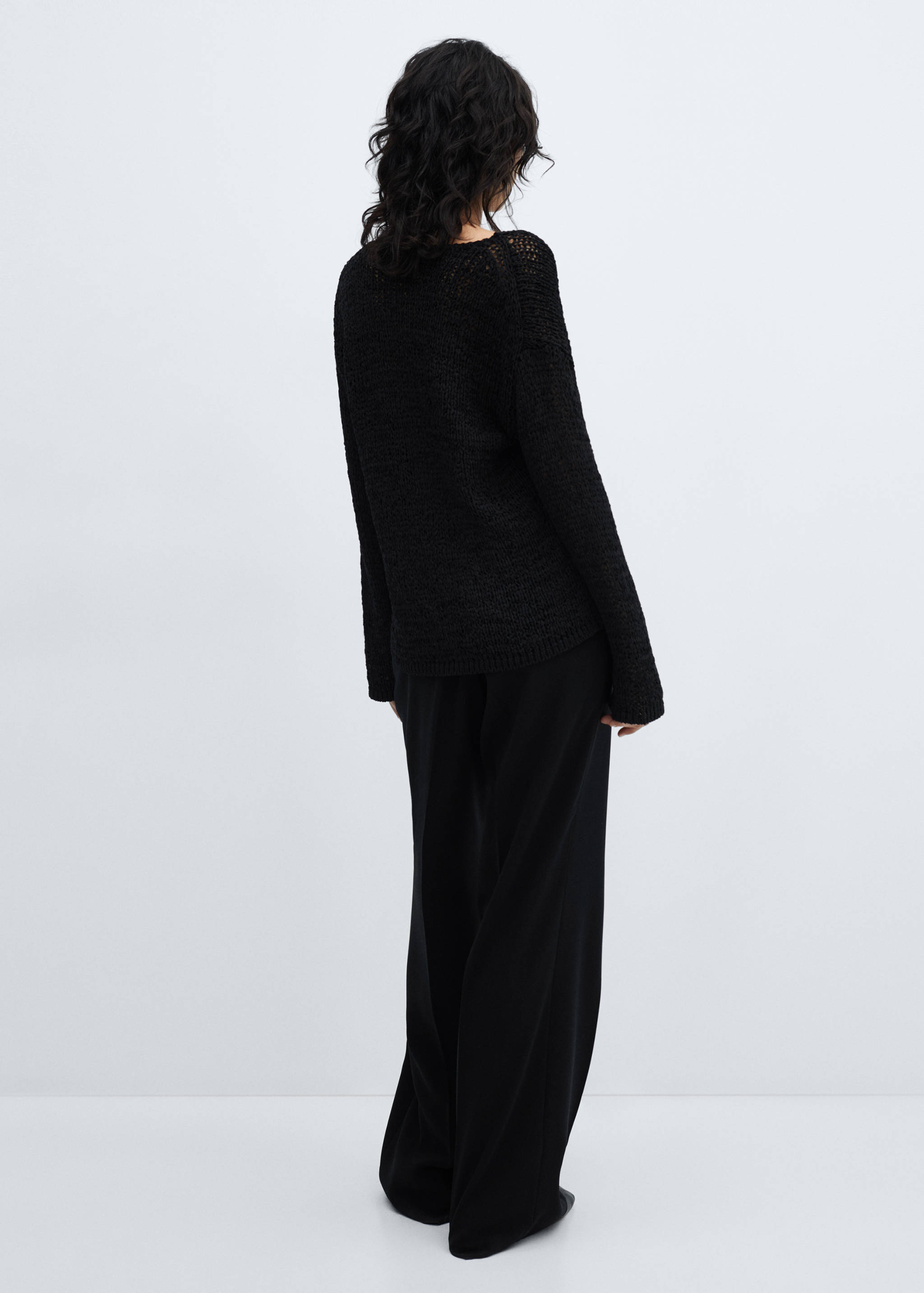 Jersey punto cuello barco - Reverso del artículo